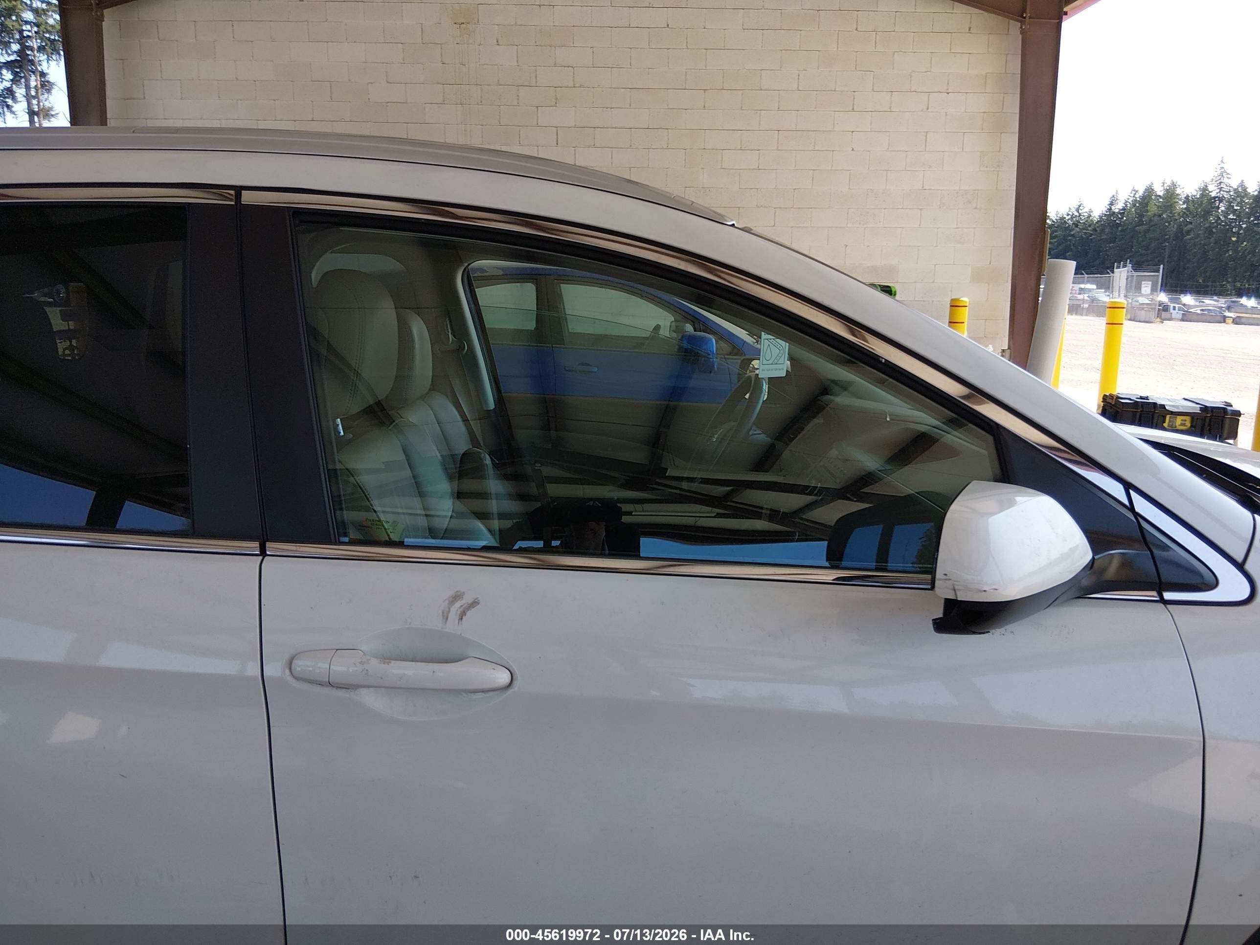 2014 Honda Cr-v Ex-l White vin: 5J6RM4H70EL095230