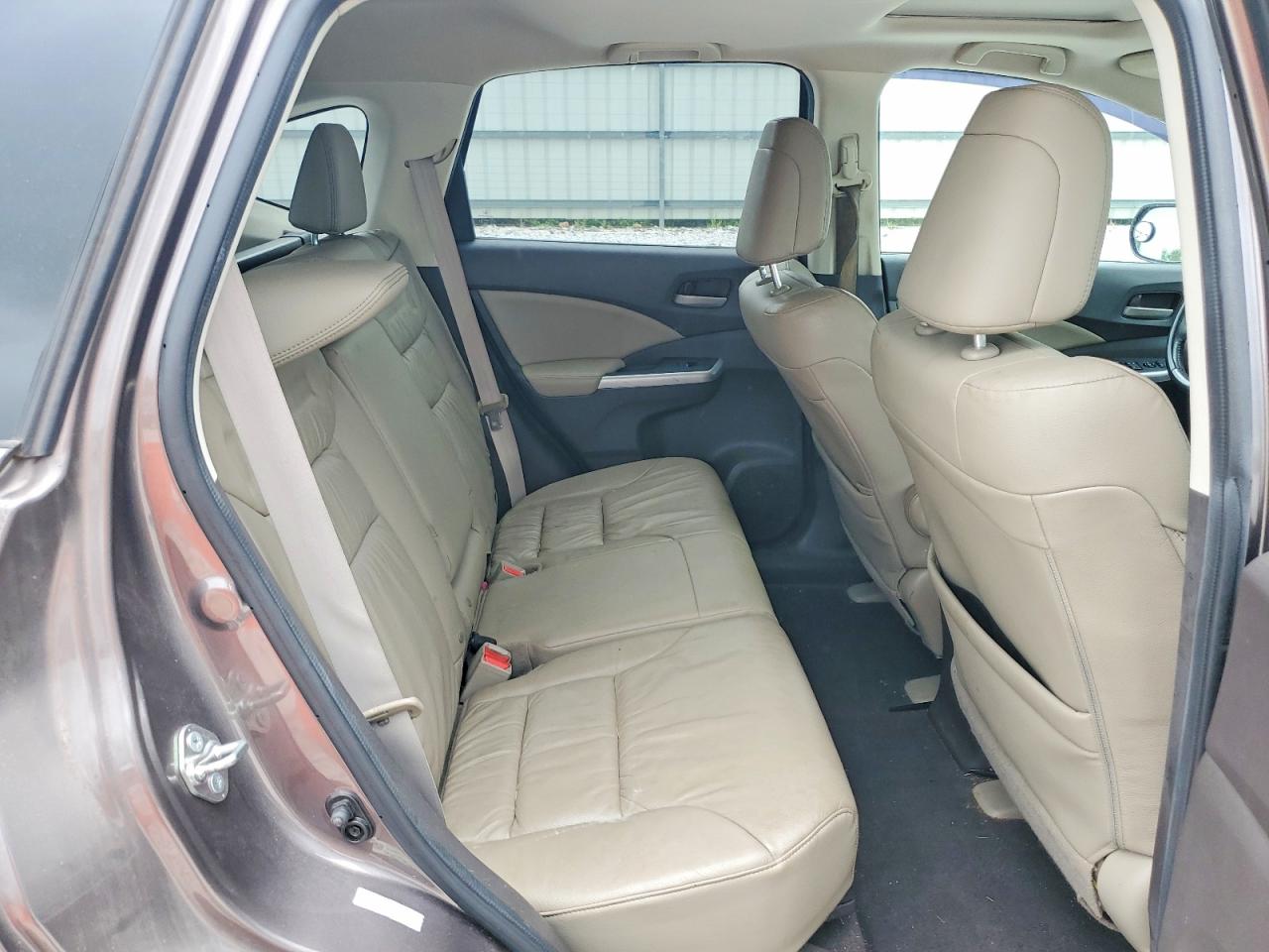 2014 Honda Cr-v Ex-l Gray vin: 5J6RM4H70EL096443
