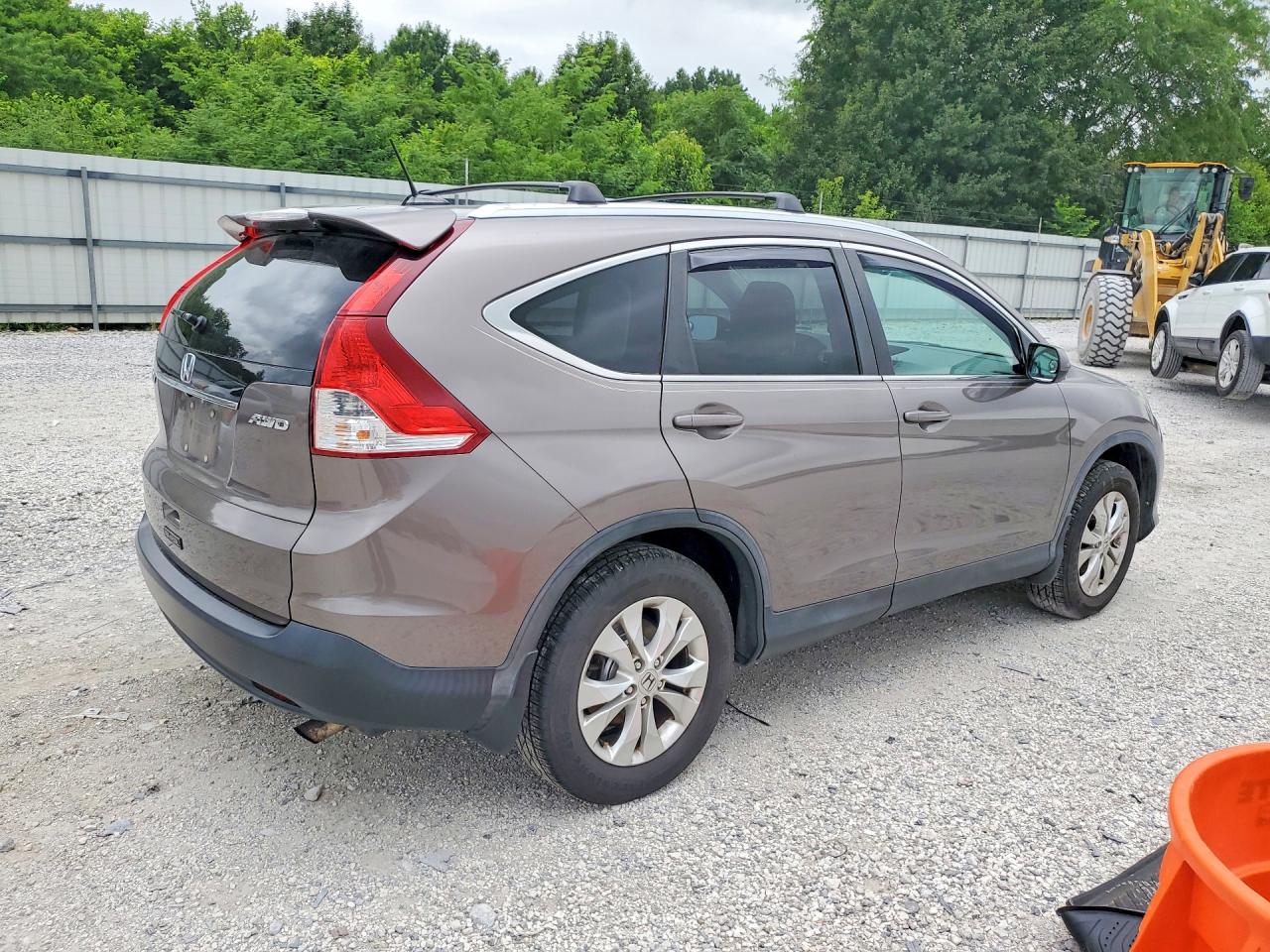2014 Honda Cr-v Ex-l Gray vin: 5J6RM4H70EL096443