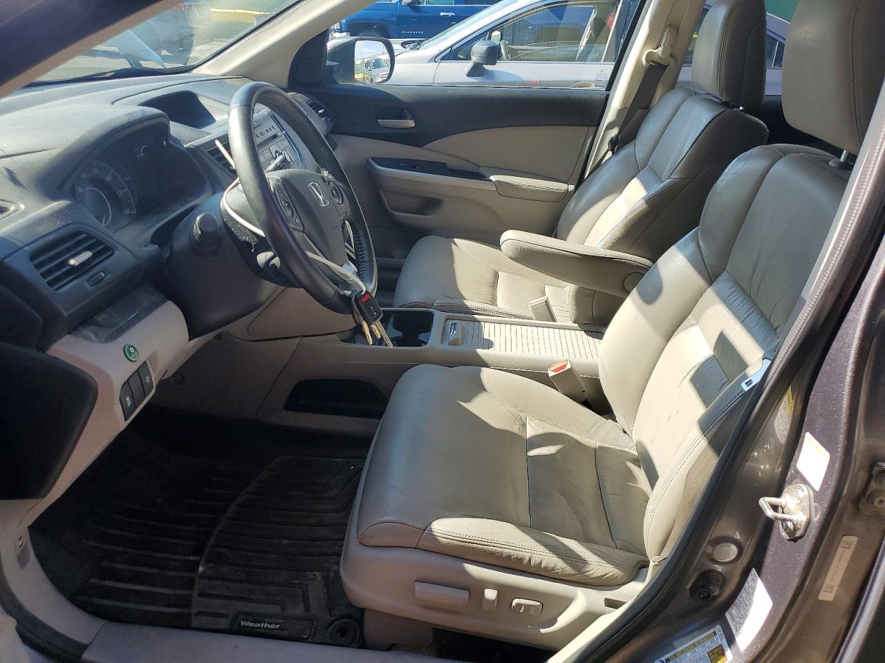 2014 Honda Cr-v Exl Серый vin: 5J6RM4H70EL106209