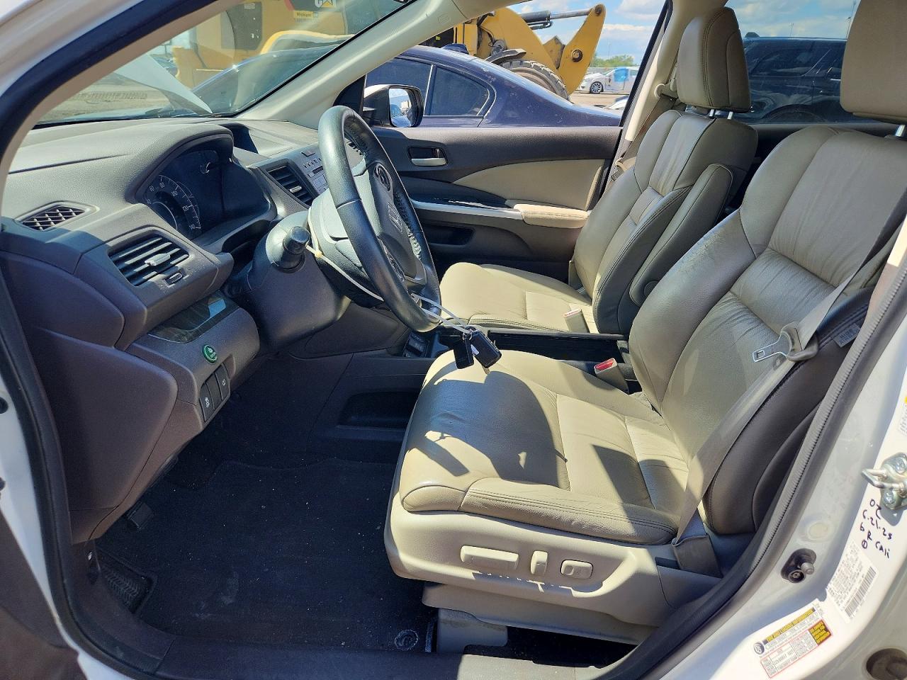 2014 Honda Cr-v Exl Белый vin: 5J6RM4H70EL113919
