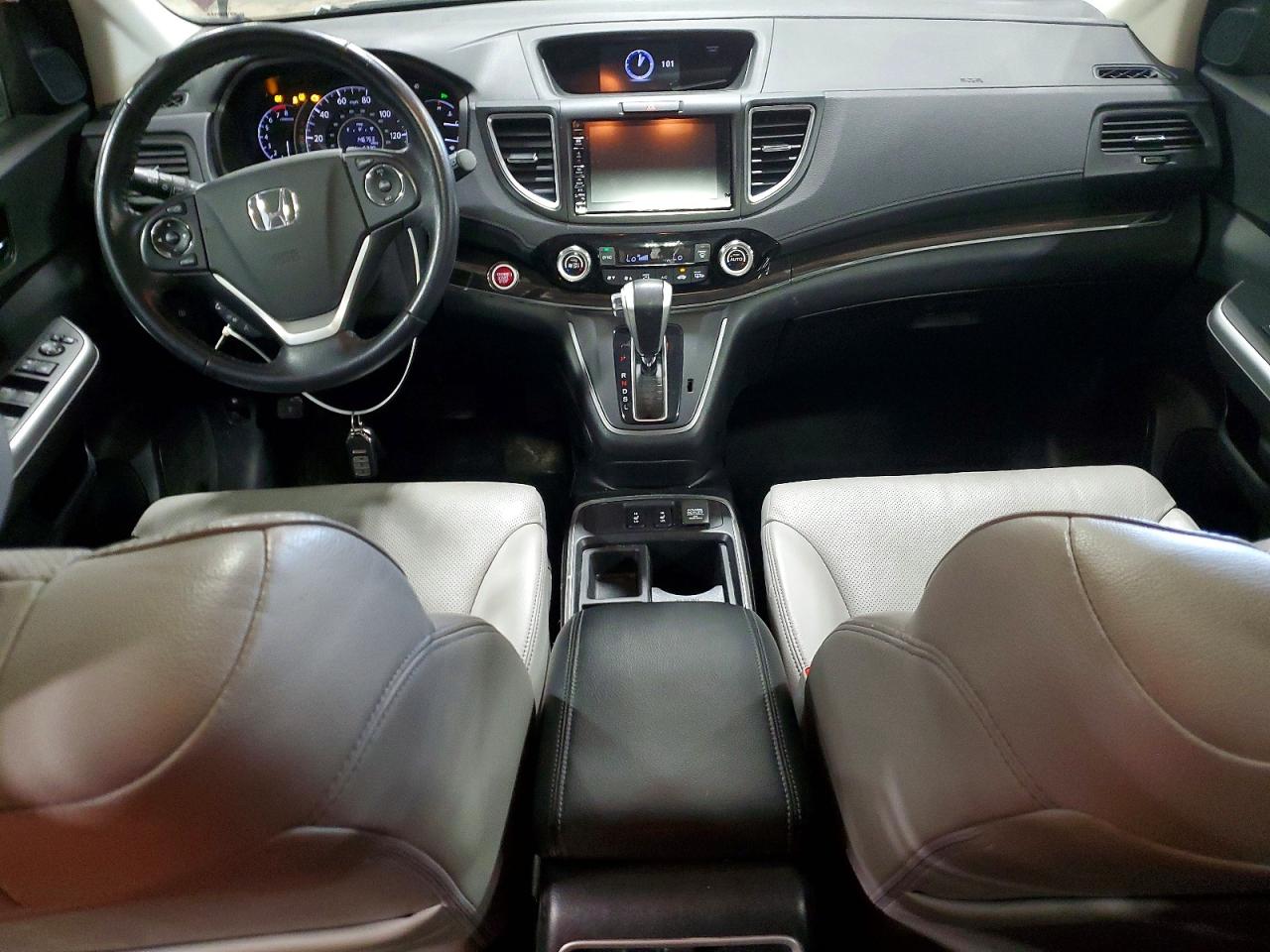 2015 Honda Cr-v Exl Burgundy vin: 5J6RM4H70FL007701