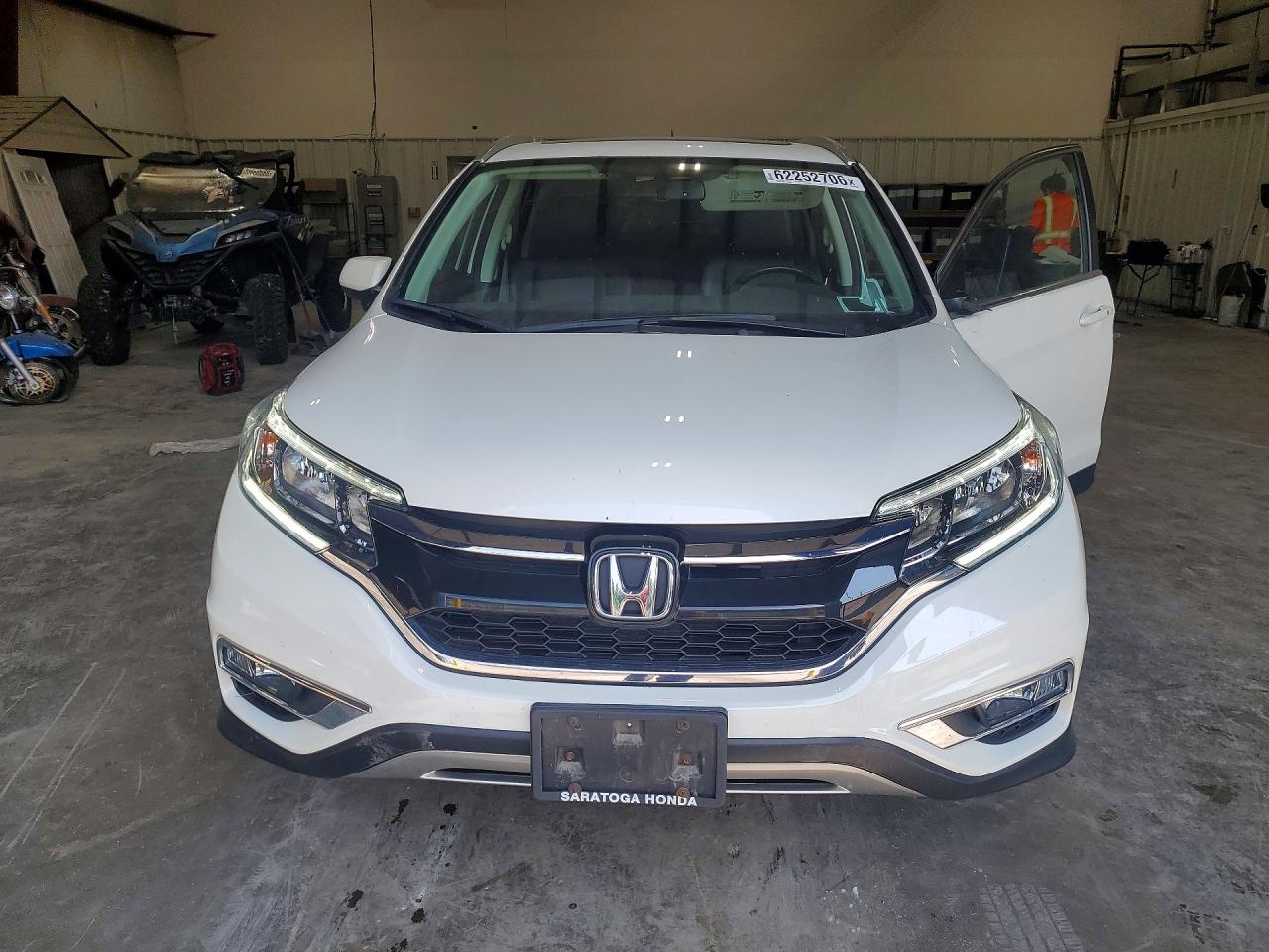2015 Honda Cr-v Exl Белый vin: 5J6RM4H70FL036874
