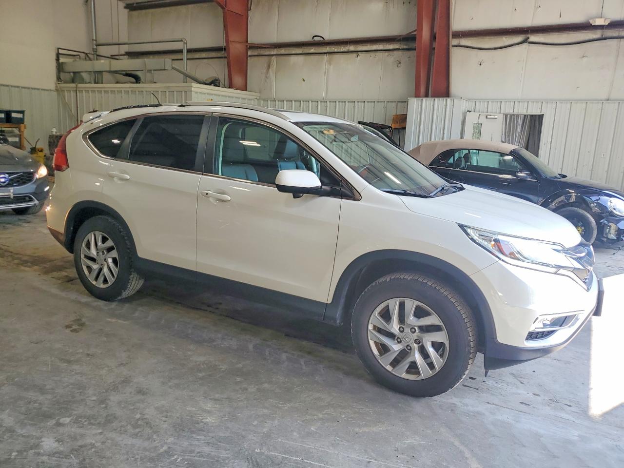 2015 Honda Cr-v Exl Белый vin: 5J6RM4H70FL036874