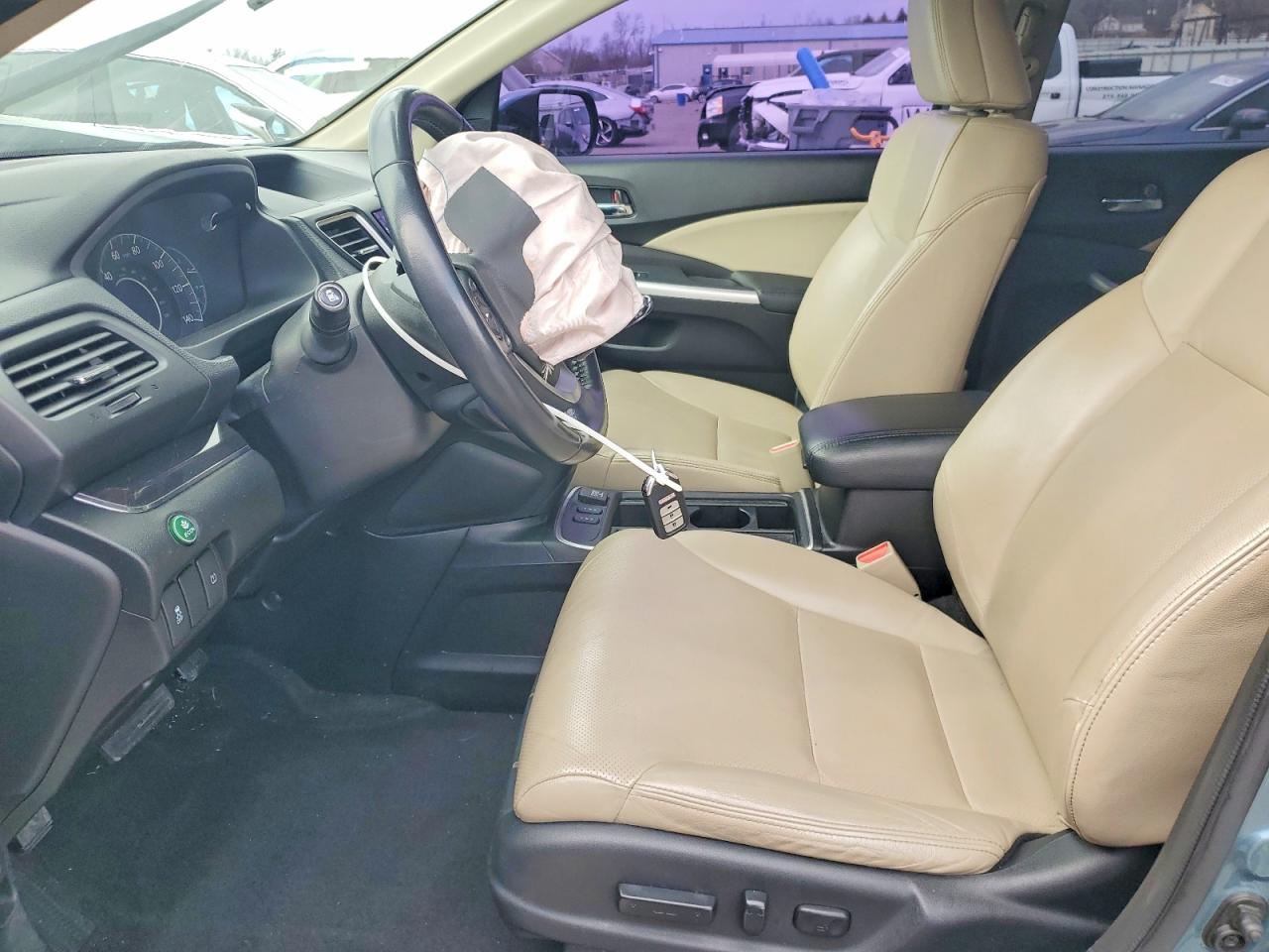 2015 Honda Cr-v Exl Синий vin: 5J6RM4H70FL043405