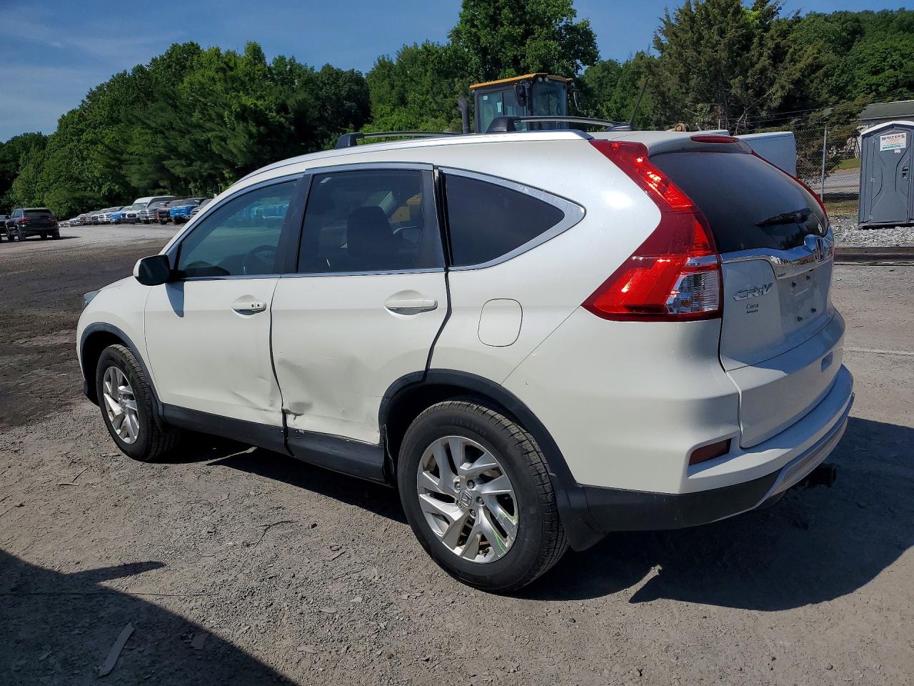 2015 Honda Cr-v Exl White vin: 5J6RM4H70FL062827