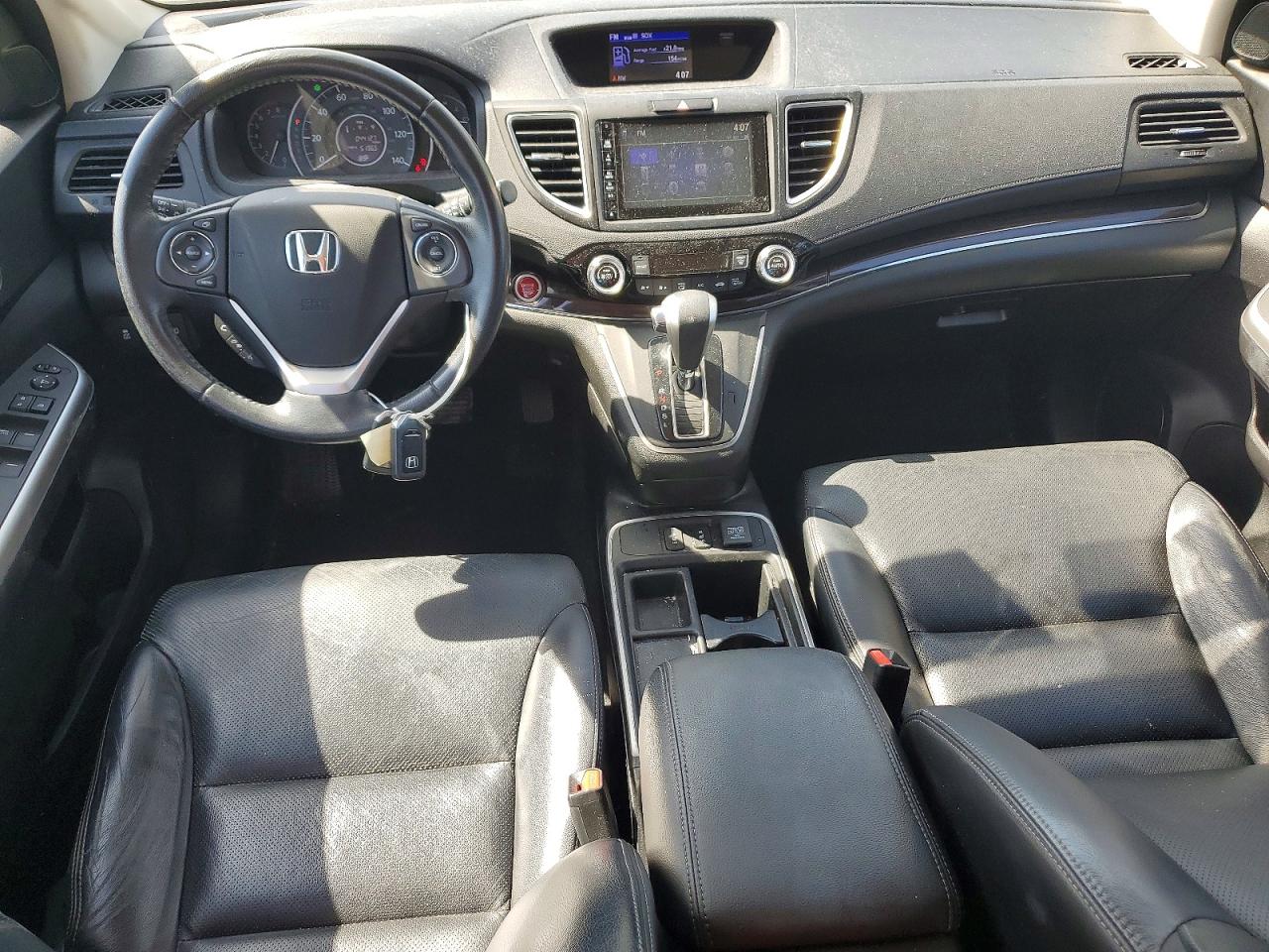 2015 Honda Cr-v Exl White vin: 5J6RM4H70FL062827