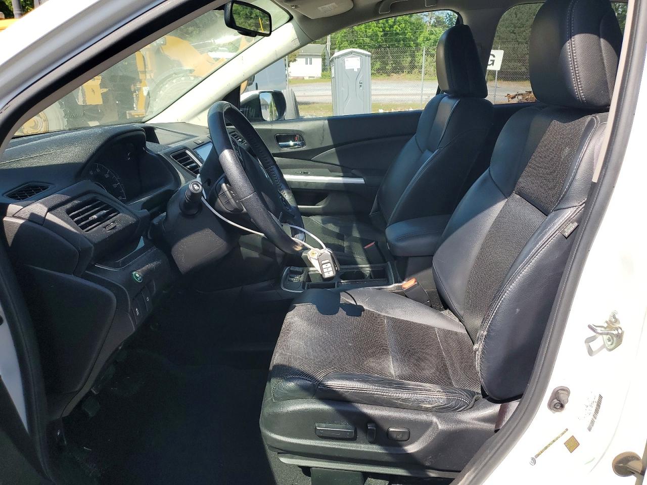 2015 Honda Cr-v Exl White vin: 5J6RM4H70FL062827