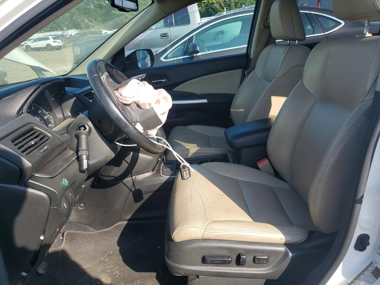 2015 Honda Cr-v Exl Белый vin: 5J6RM4H70FL069468