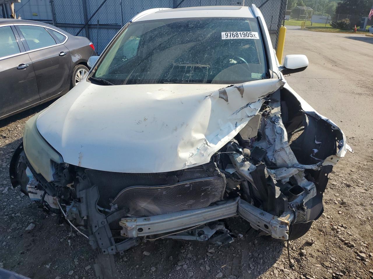 2015 Honda Cr-v Exl Белый vin: 5J6RM4H70FL069468