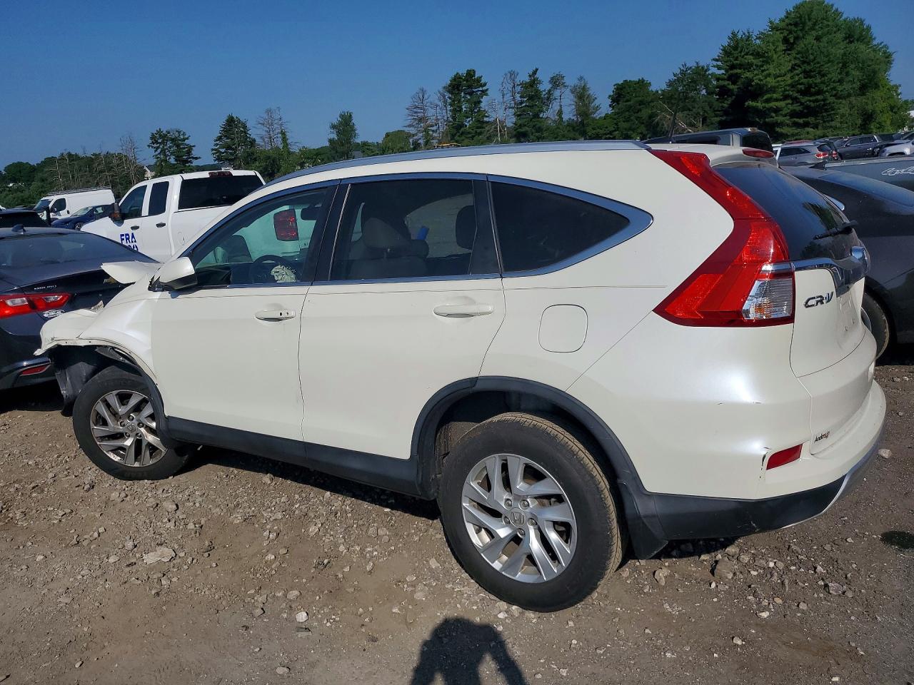 2015 Honda Cr-v Exl Белый vin: 5J6RM4H70FL069468