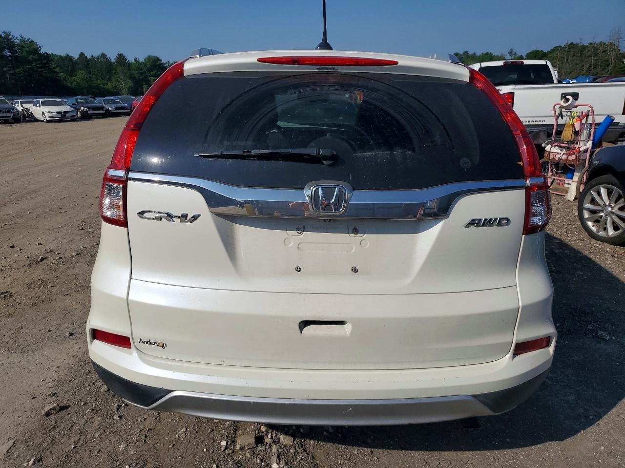 2015 Honda Cr-v Exl Белый vin: 5J6RM4H70FL069468