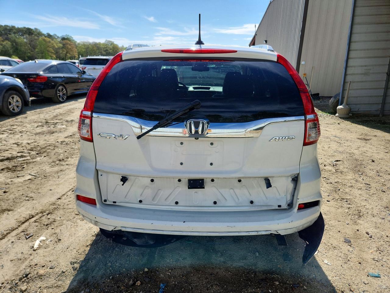 2015 Honda Cr-v Exl Белый vin: 5J6RM4H70FL106938