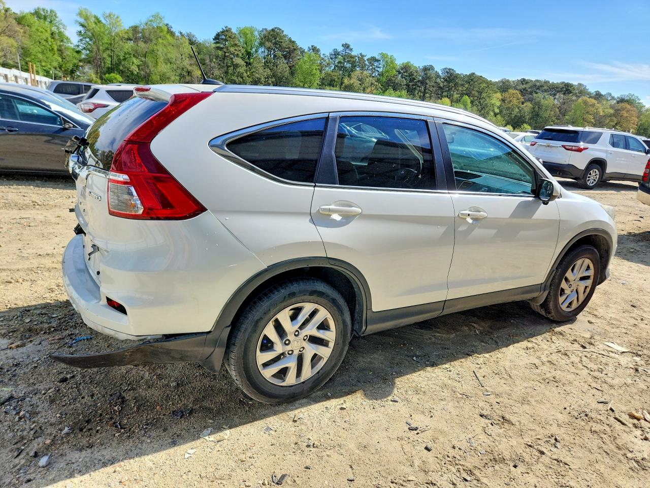 2015 Honda Cr-v Exl Белый vin: 5J6RM4H70FL106938