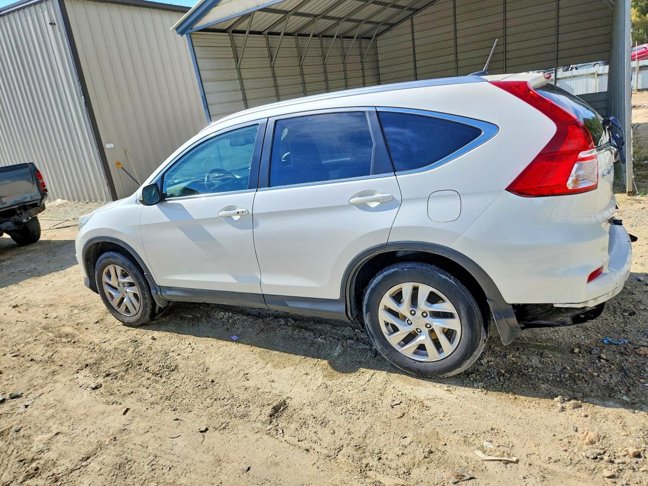 2015 Honda Cr-v Exl Белый vin: 5J6RM4H70FL106938