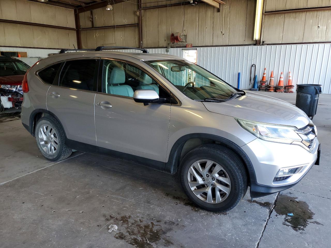 2015 Honda Cr-v Exl Silver vin: 5J6RM4H70FL107071