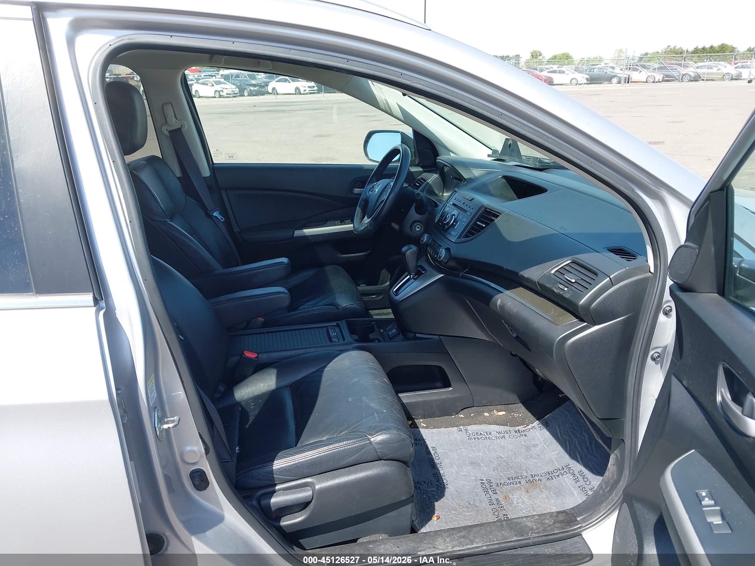 2012 Honda Cr-v Ex-l Silver vin: 5J6RM4H71CL021361