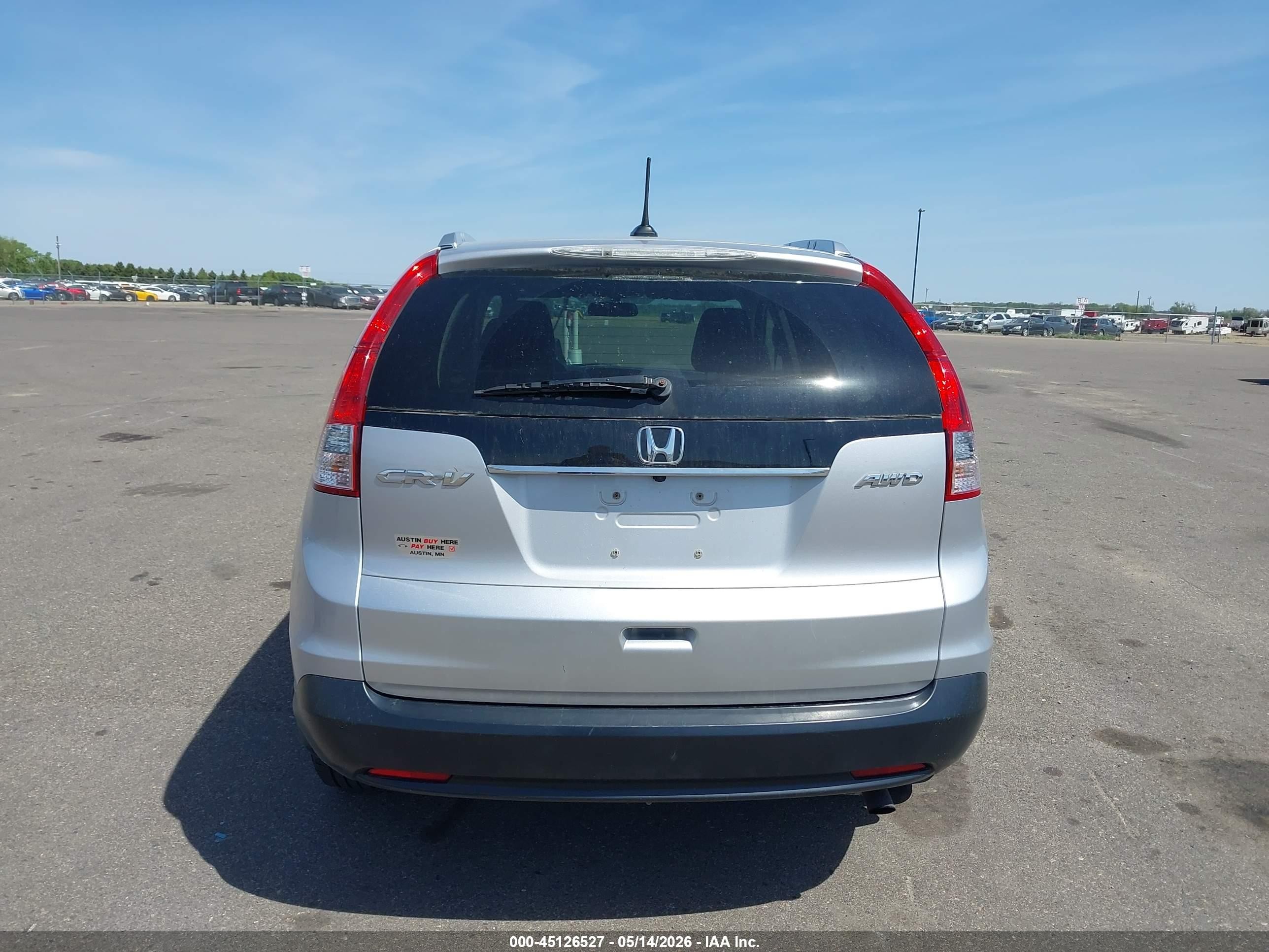 2012 Honda Cr-v Ex-l Silver vin: 5J6RM4H71CL021361