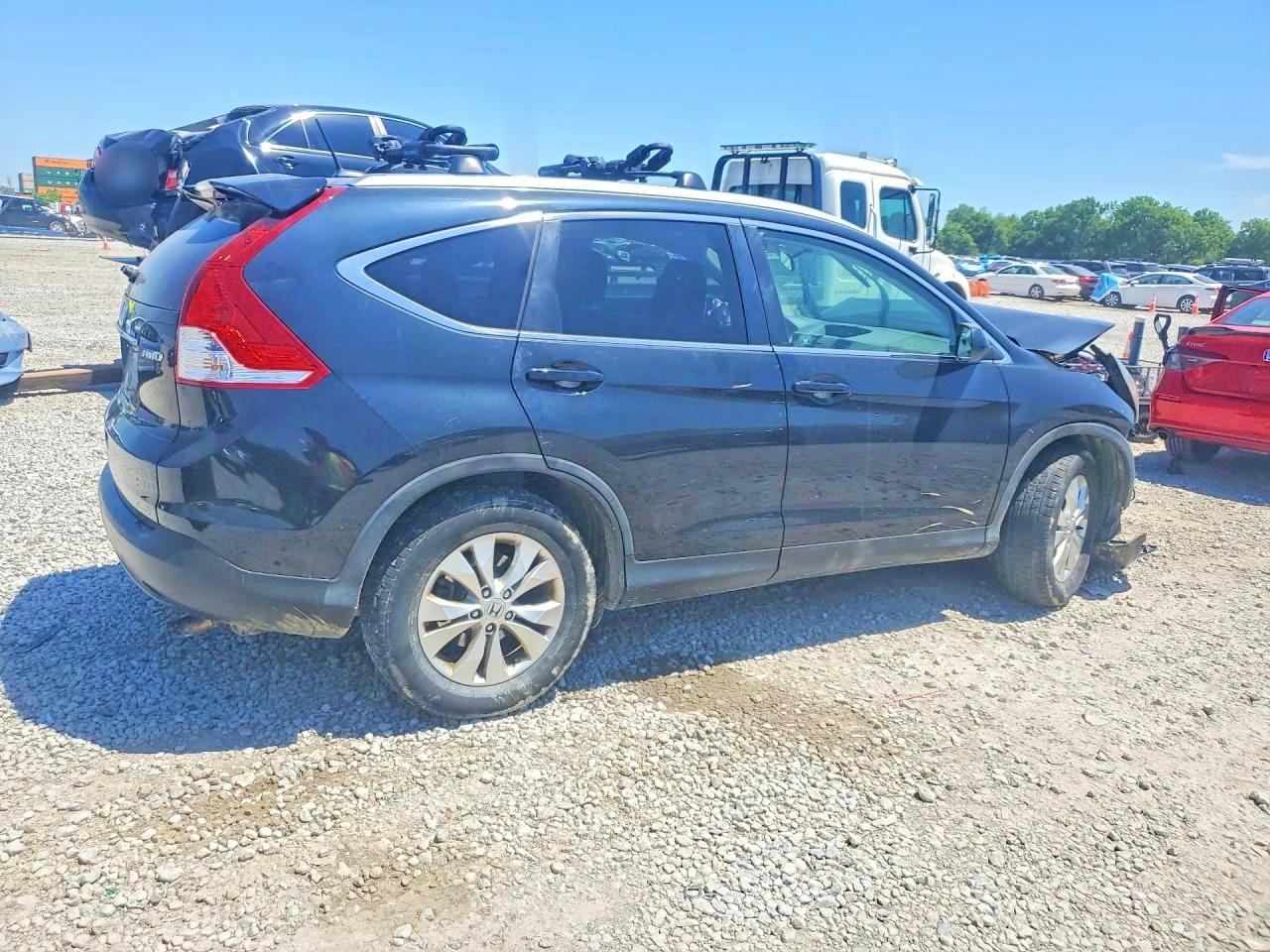 2012 Honda Cr-v Exl Black vin: 5J6RM4H71CL025331