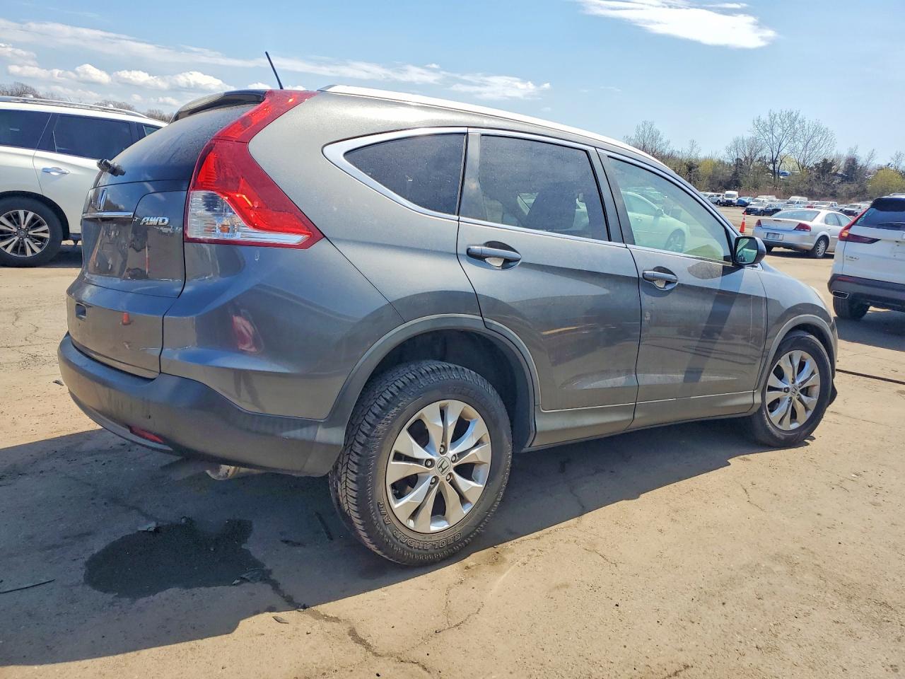 2012 Honda Cr-v Exl Charcoal vin: 5J6RM4H71CL031629