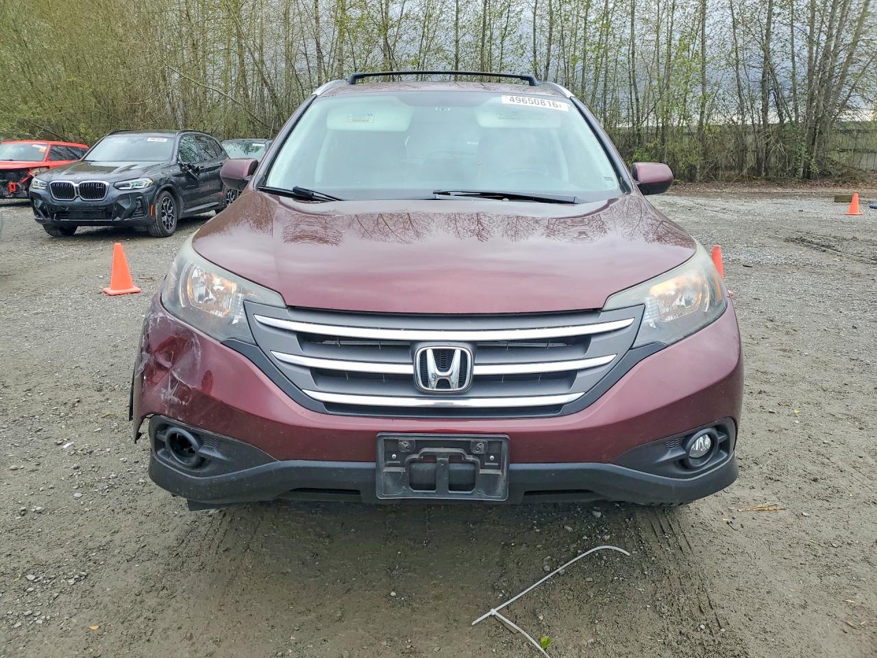2012 Honda Cr-v Exl Burgundy vin: 5J6RM4H71CL045840