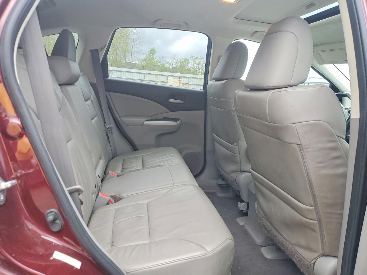 2012 Honda Cr-v Exl Burgundy vin: 5J6RM4H71CL045840