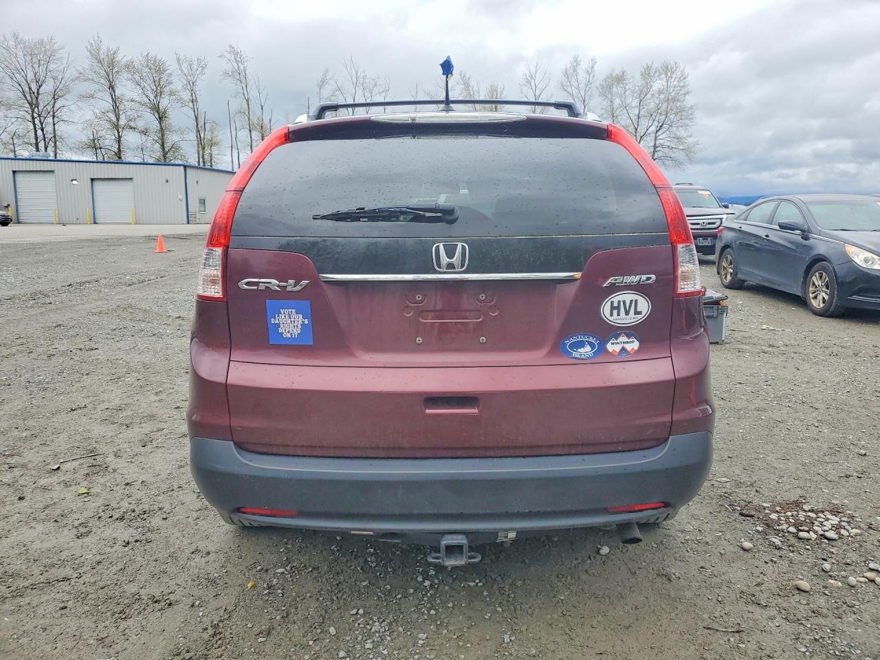 2012 Honda Cr-v Exl Burgundy vin: 5J6RM4H71CL045840