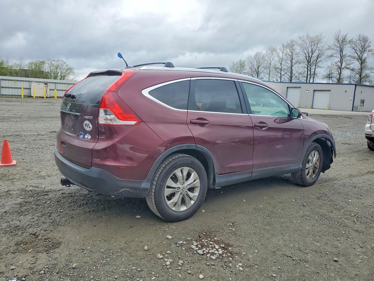 2012 Honda Cr-v Exl Burgundy vin: 5J6RM4H71CL045840