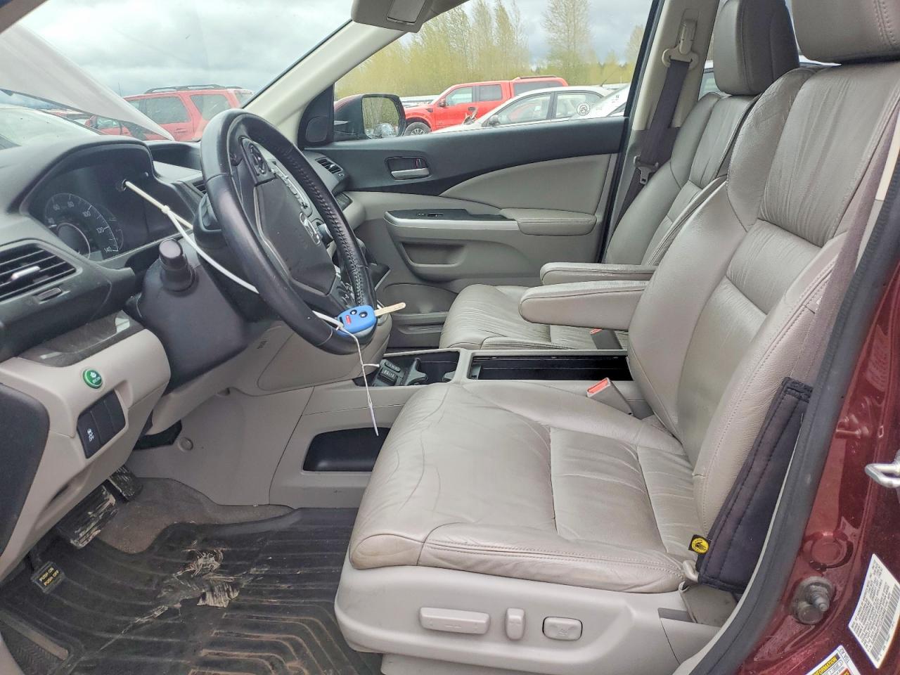 2012 Honda Cr-v Exl Burgundy vin: 5J6RM4H71CL045840