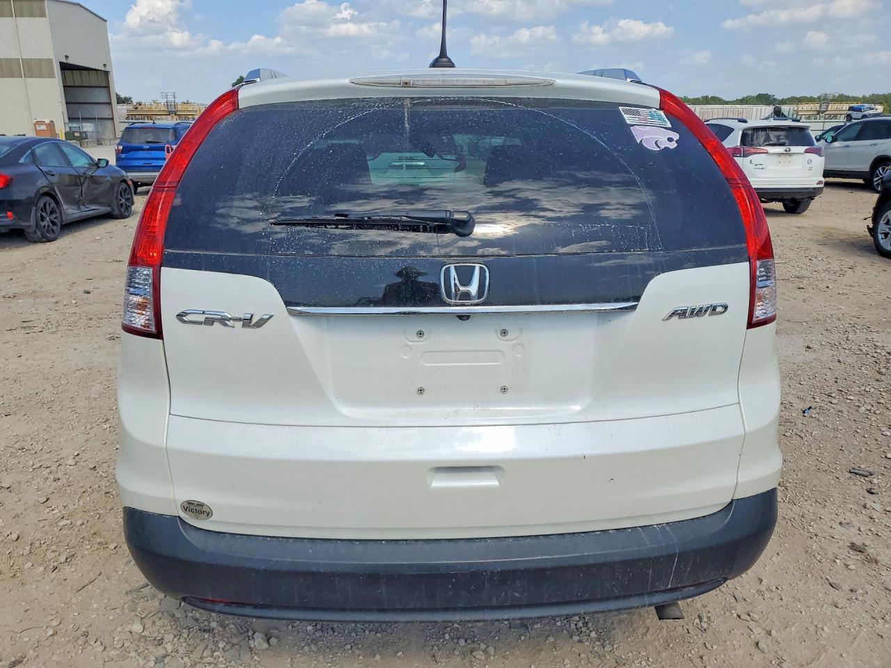 2012 Honda Cr -v White vin: 5J6RM4H71CL046048