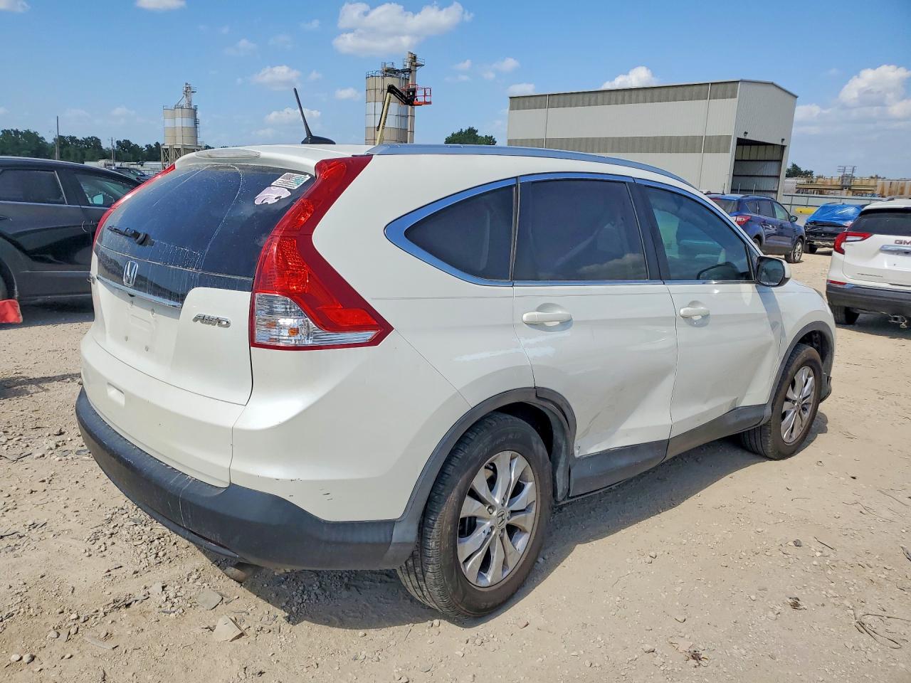 2012 Honda Cr -v White vin: 5J6RM4H71CL046048