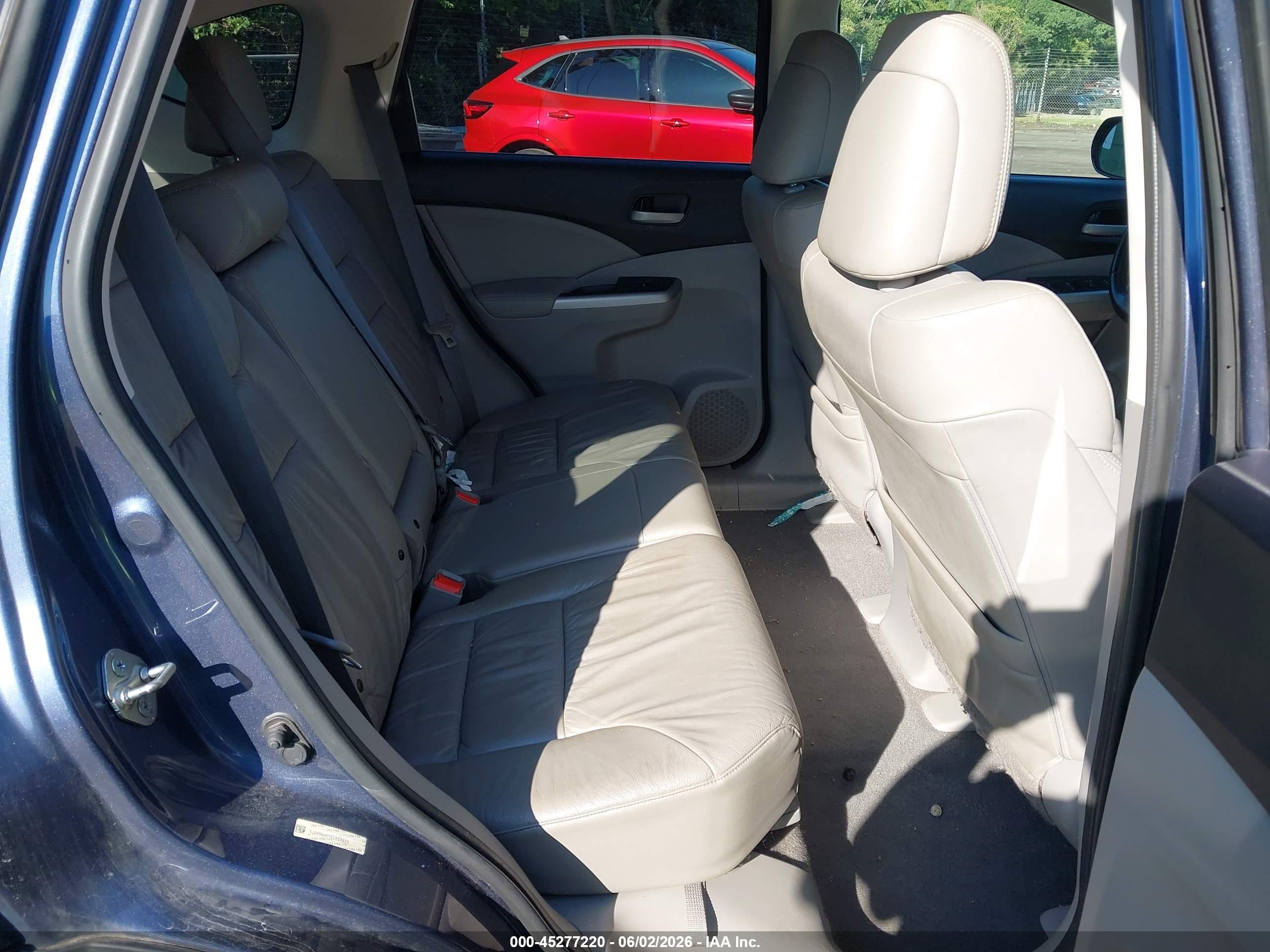 2012 Honda Cr-v Ex-l Light Blue vin: 5J6RM4H71CL050830