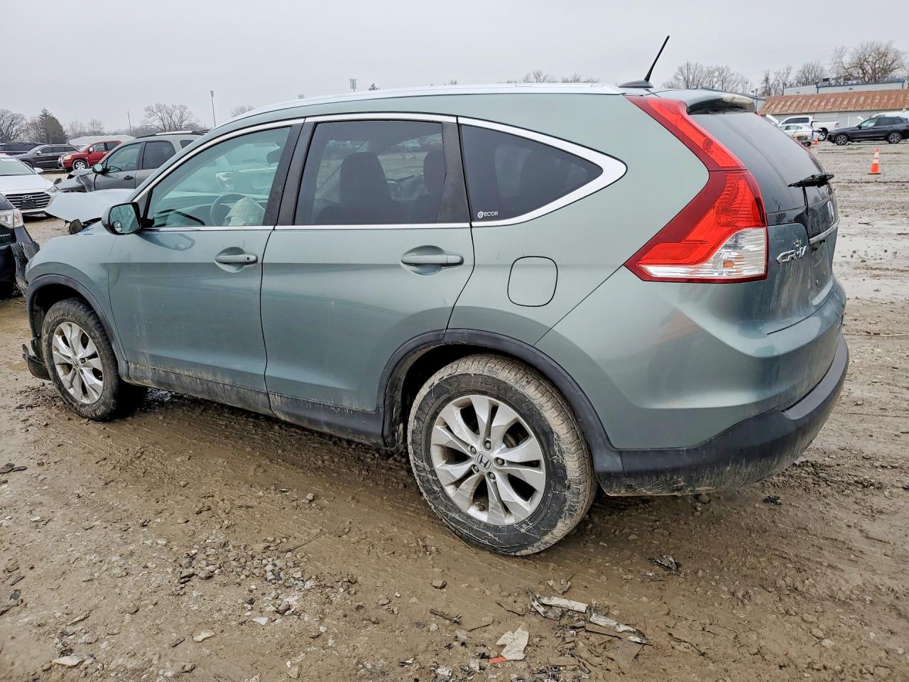 2012 Honda Cr-v Exl Blue vin: 5J6RM4H71CL055090
