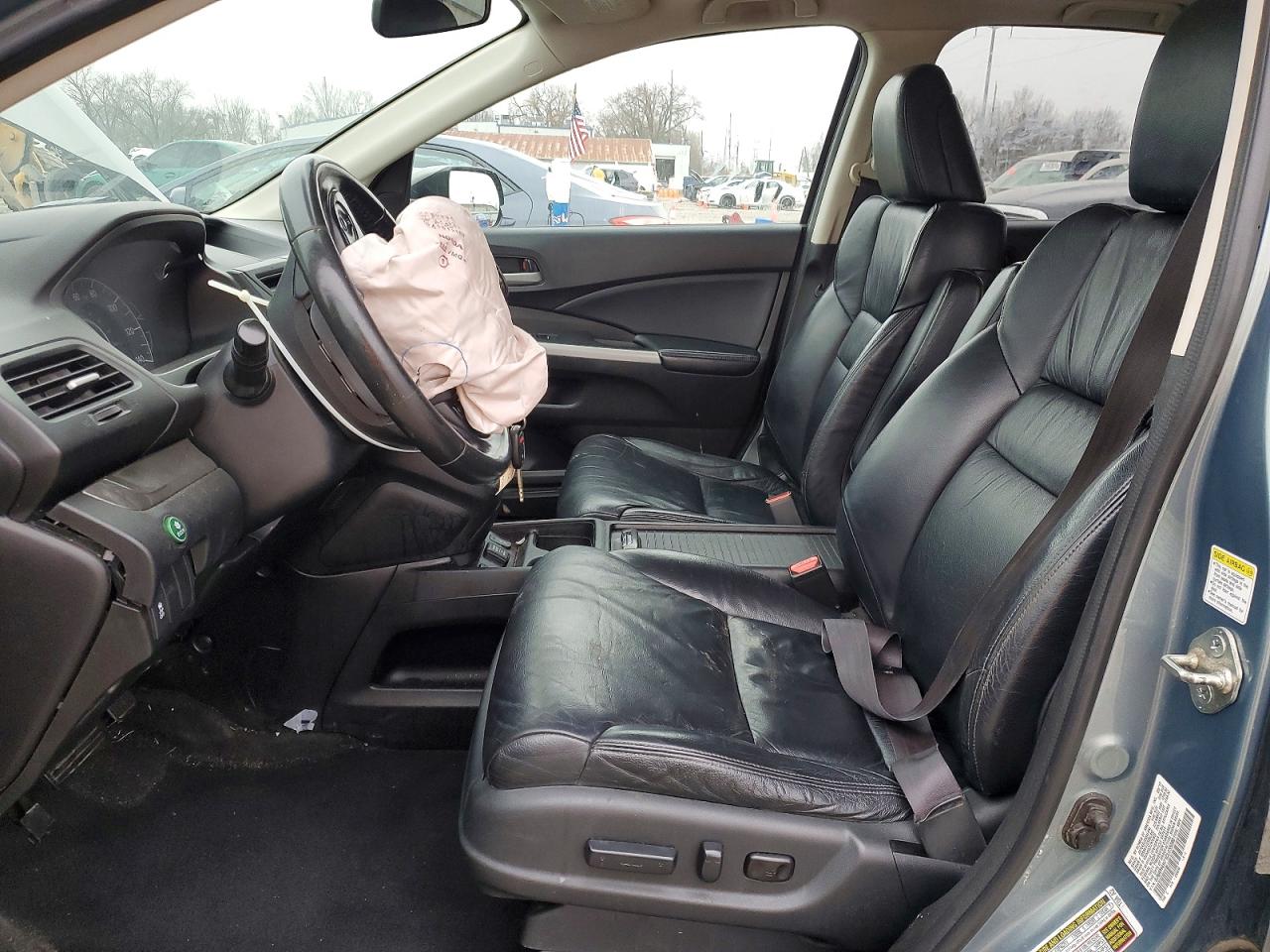 2012 Honda Cr-v Exl Blue vin: 5J6RM4H71CL055090