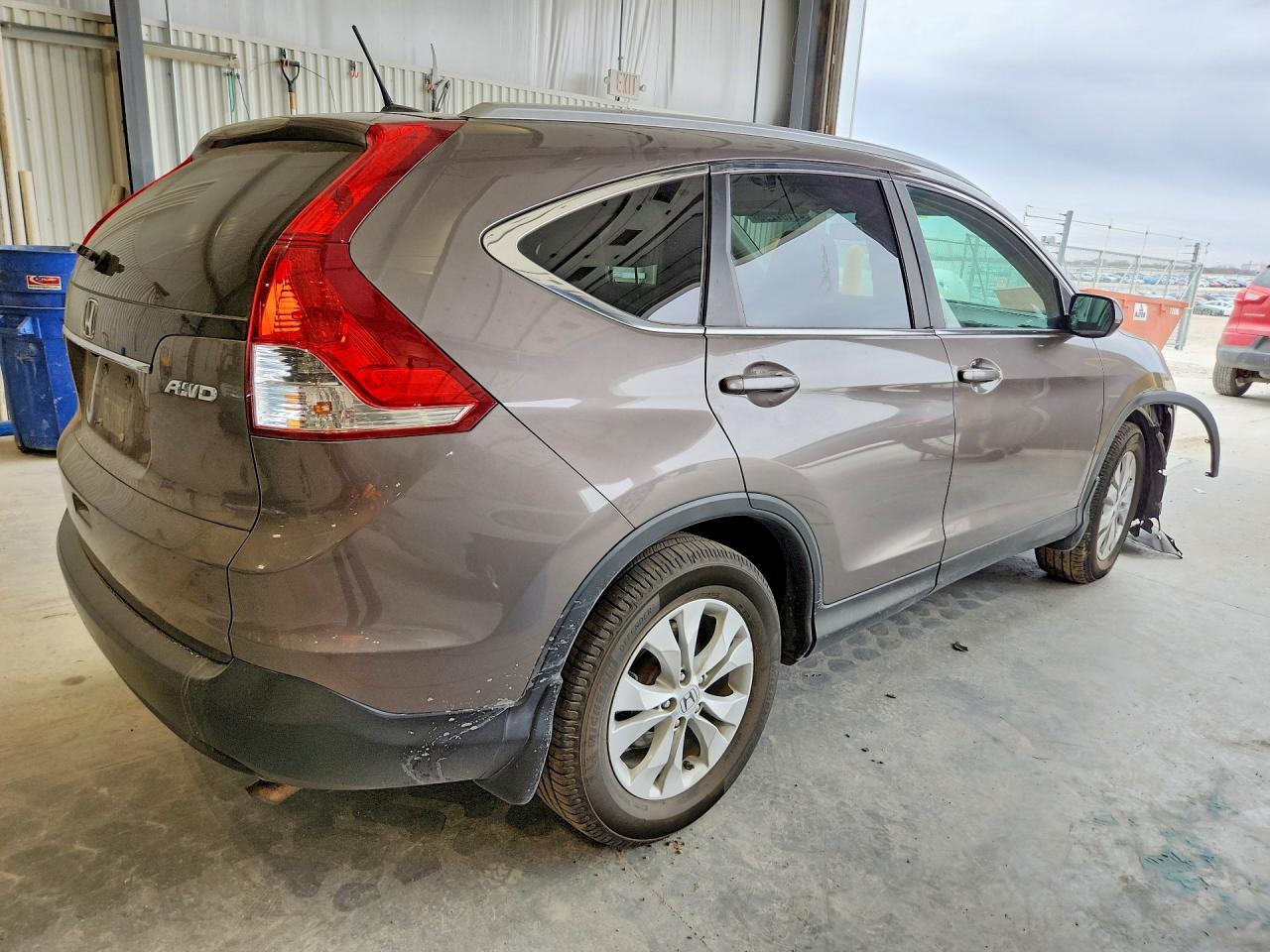 2013 Honda Cr-v Exl Gray vin: 5J6RM4H71DL007428