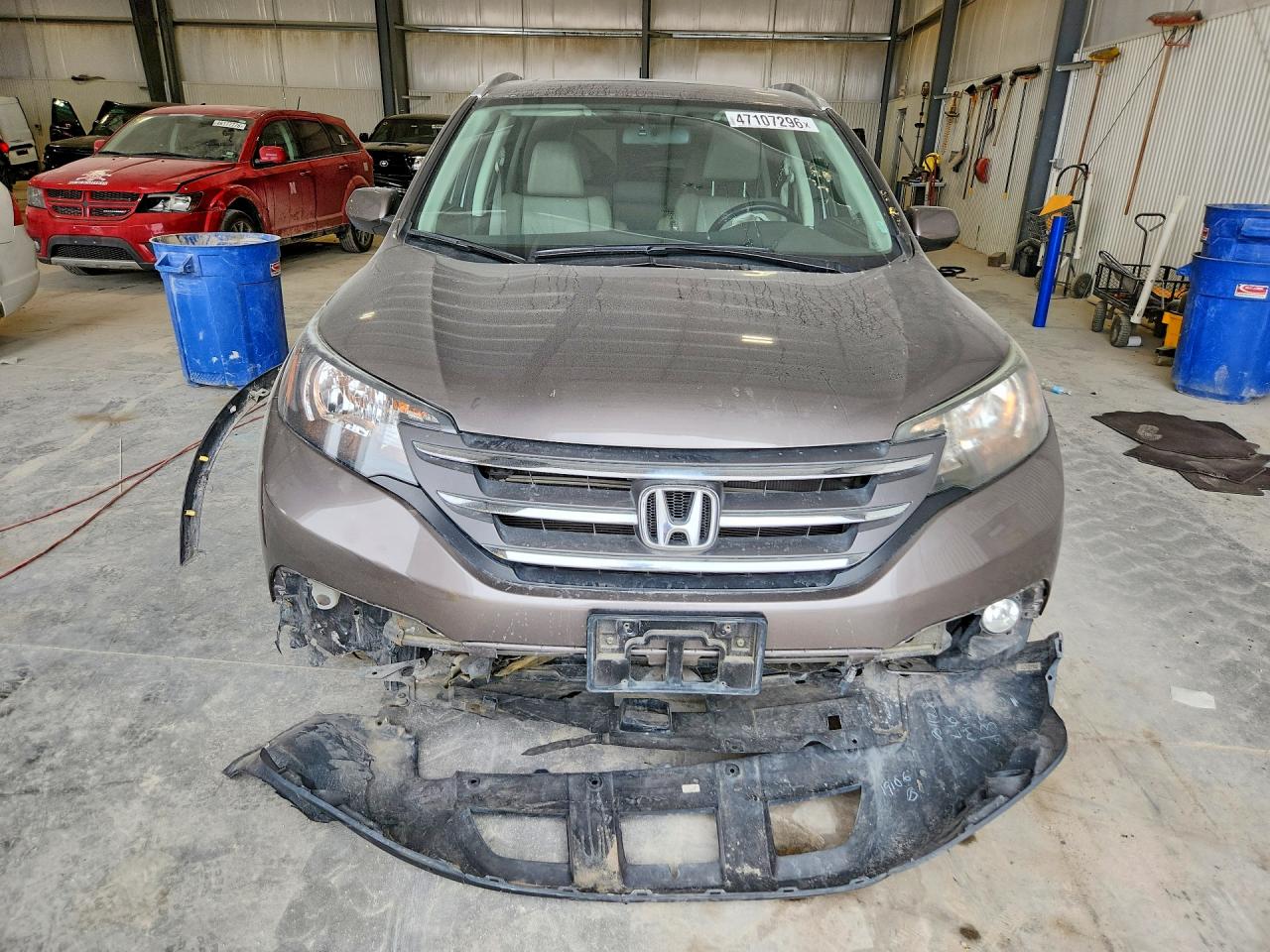 2013 Honda Cr-v Exl Gray vin: 5J6RM4H71DL007428