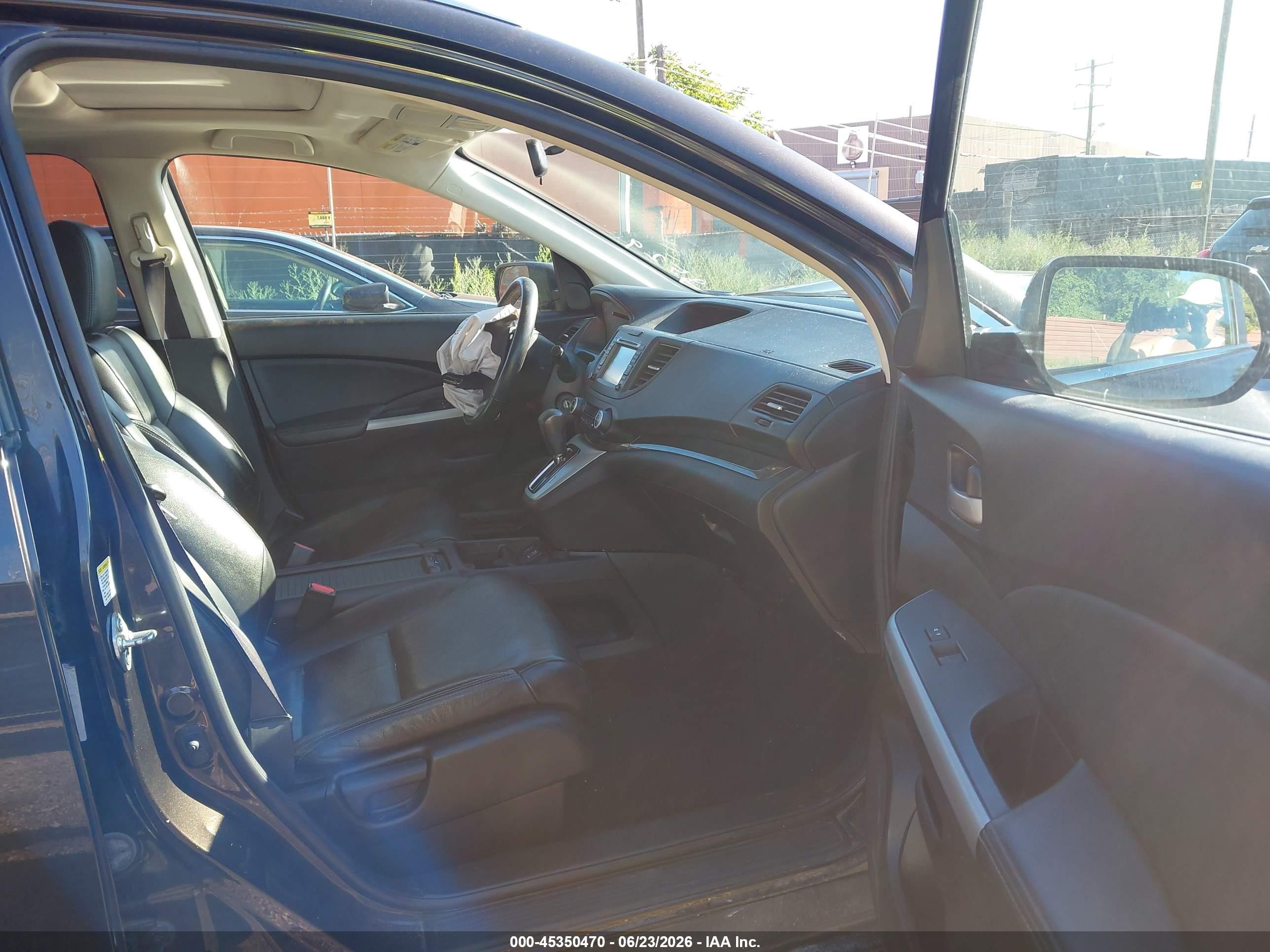 2013 Honda Cr-v Ex-l Brown vin: 5J6RM4H71DL008529