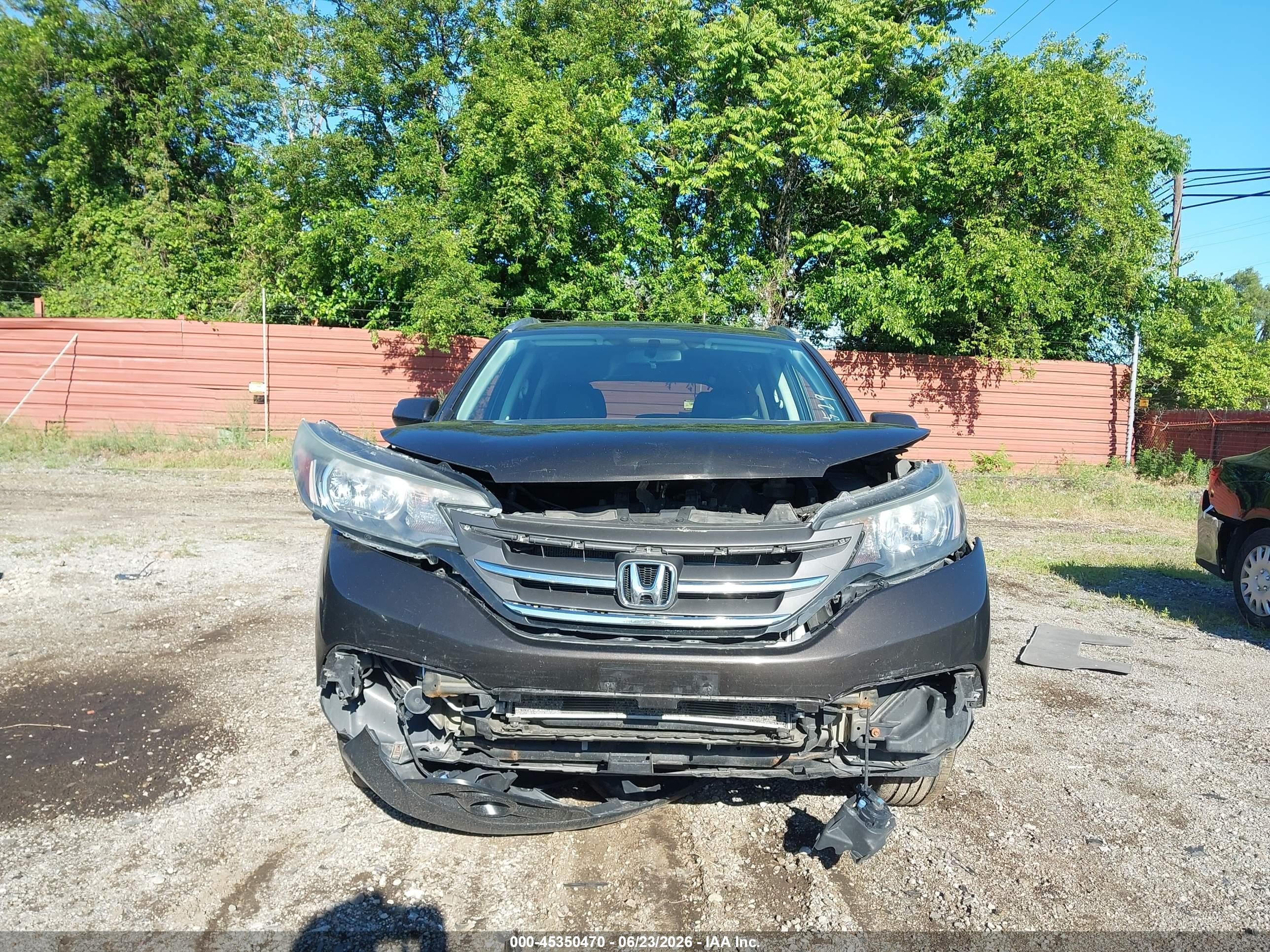2013 Honda Cr-v Ex-l Brown vin: 5J6RM4H71DL008529