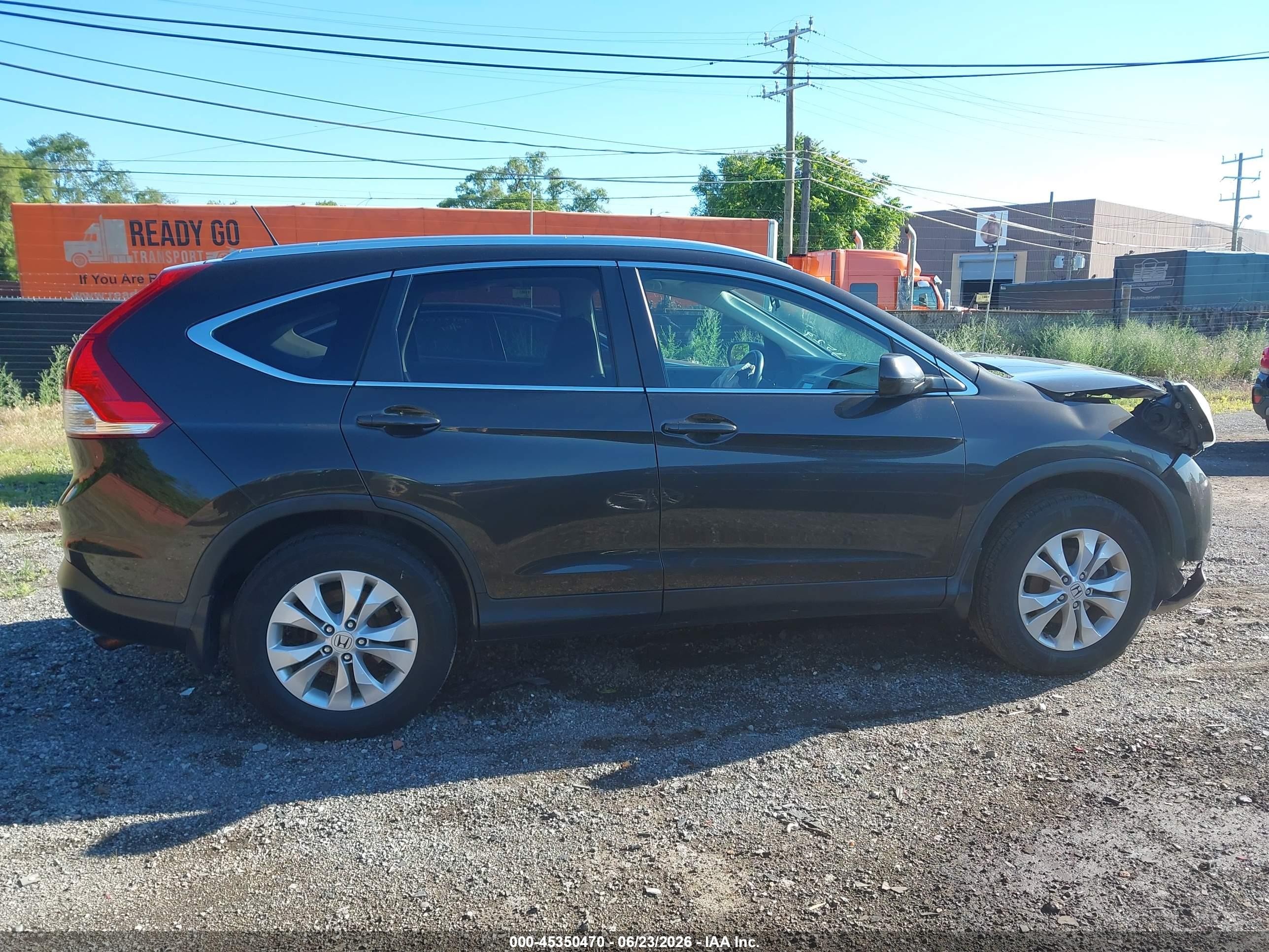 2013 Honda Cr-v Ex-l Brown vin: 5J6RM4H71DL008529