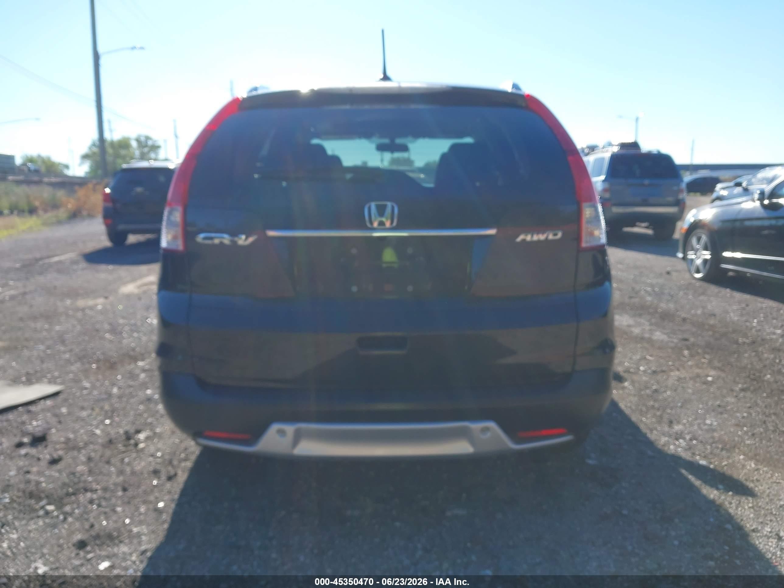 2013 Honda Cr-v Ex-l Brown vin: 5J6RM4H71DL008529