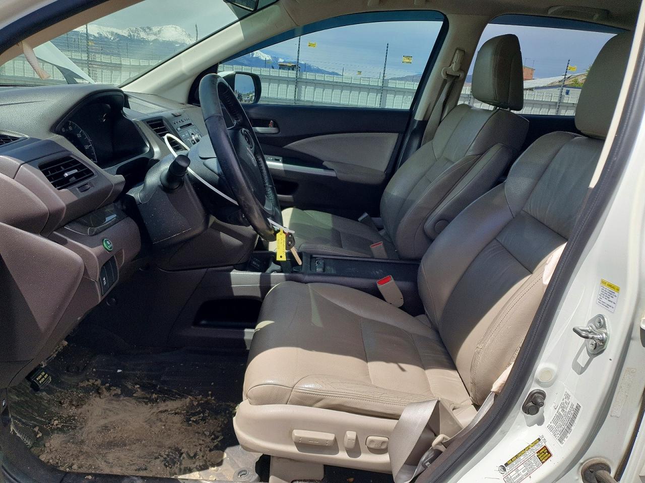 2013 Honda Cr-v Exl Белый vin: 5J6RM4H71DL018283