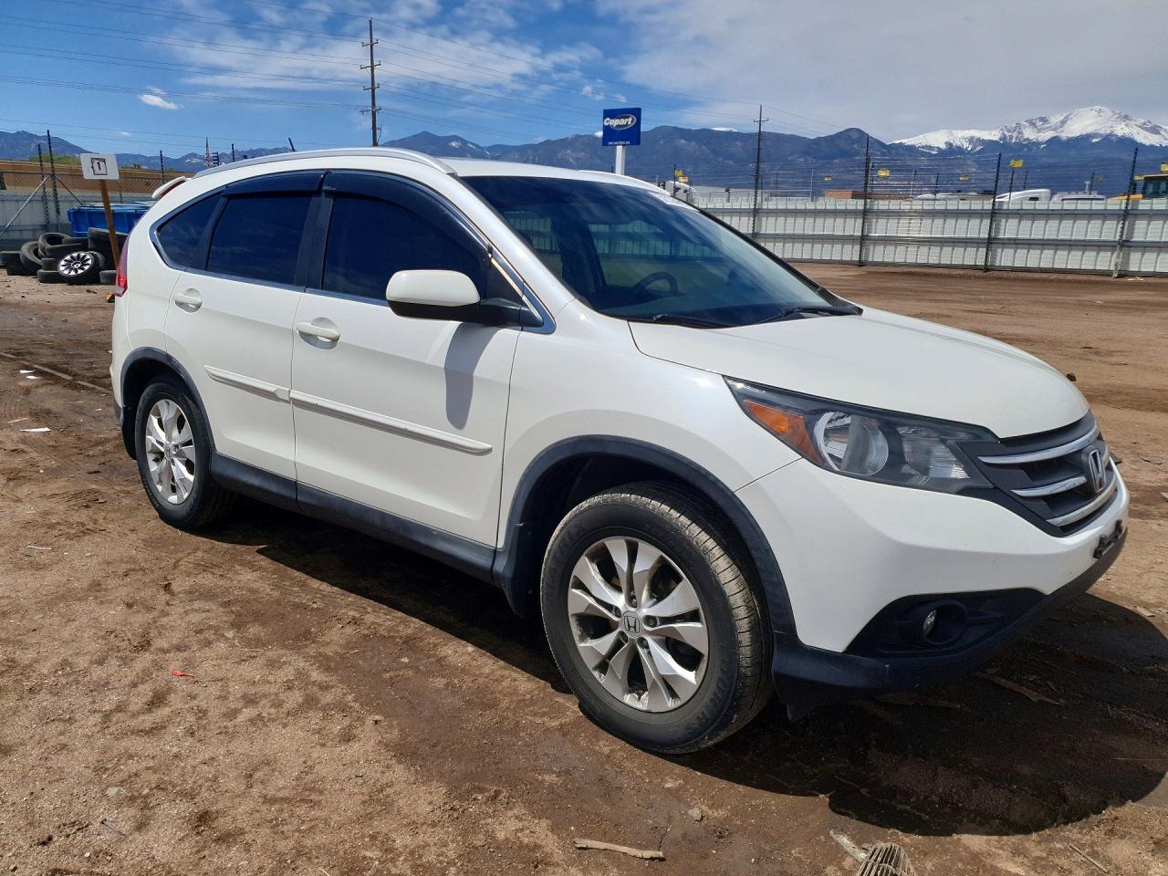 2013 Honda Cr-v Exl Белый vin: 5J6RM4H71DL018283