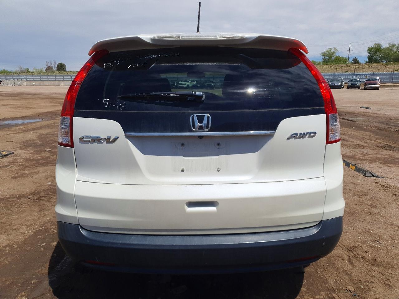 2013 Honda Cr-v Exl Белый vin: 5J6RM4H71DL018283