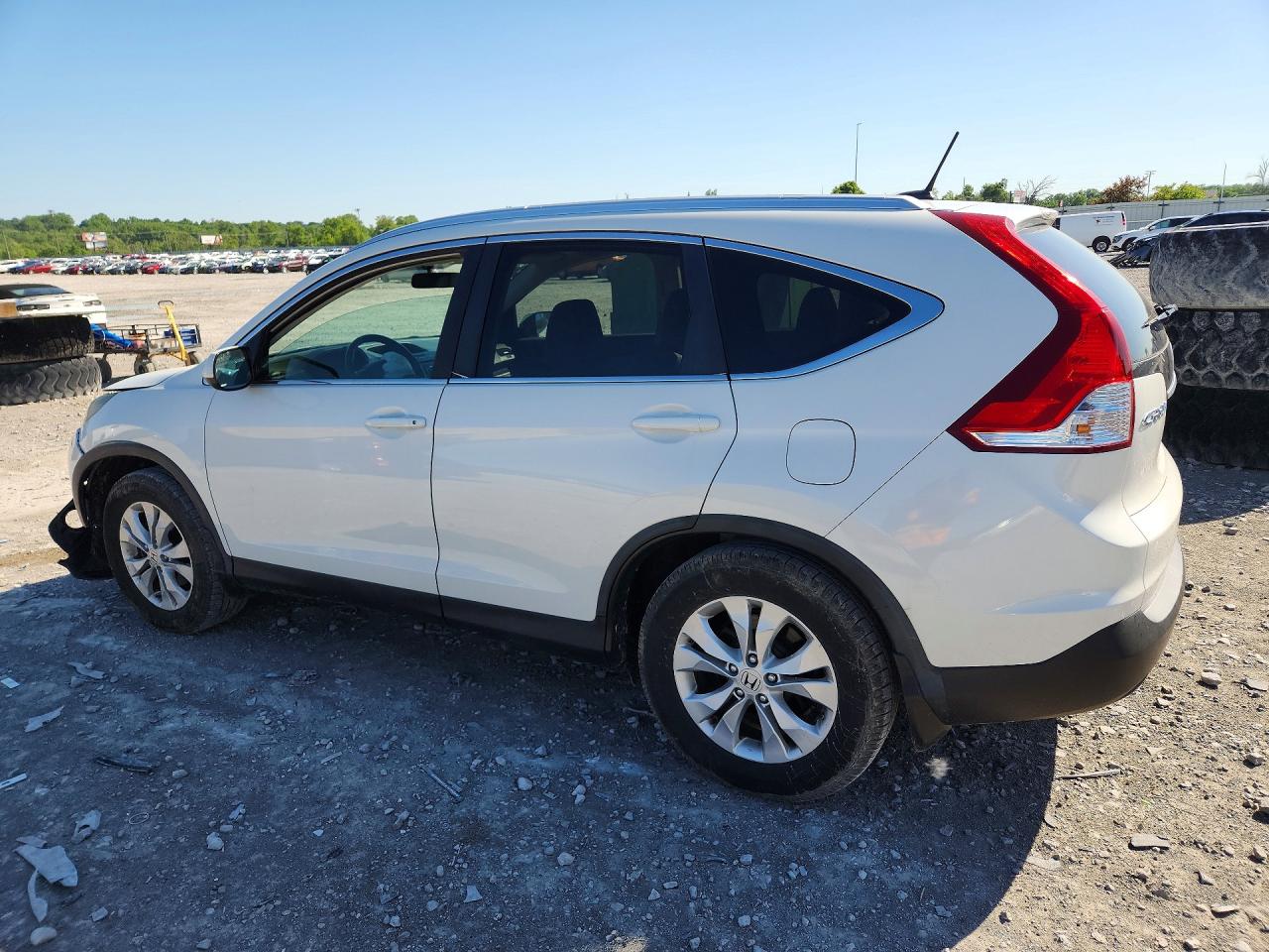 2013 Honda Cr-v Exl Белый vin: 5J6RM4H71DL022172