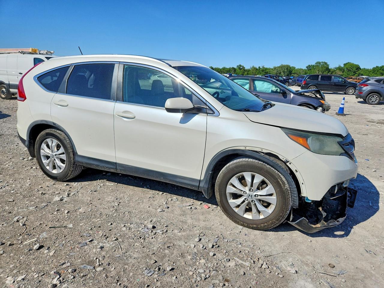 2013 Honda Cr-v Exl Белый vin: 5J6RM4H71DL022172