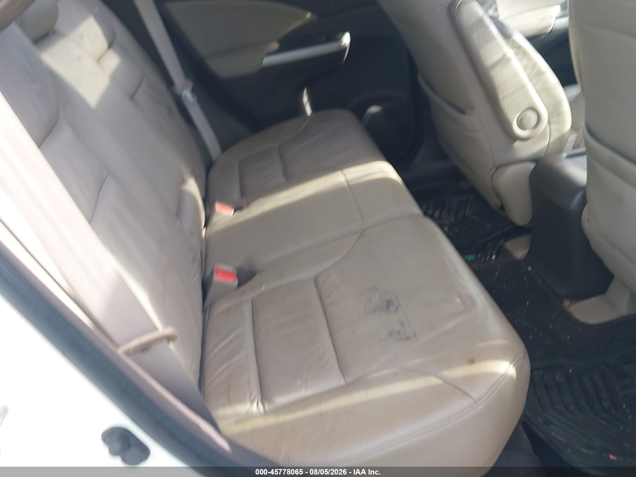 2013 Honda Cr-v Ex-l White vin: 5J6RM4H71DL037299