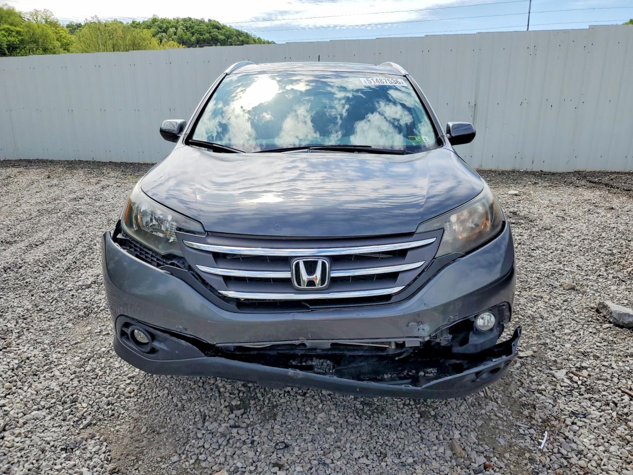 2013 Honda Cr-v Exl Gray vin: 5J6RM4H71DL049629
