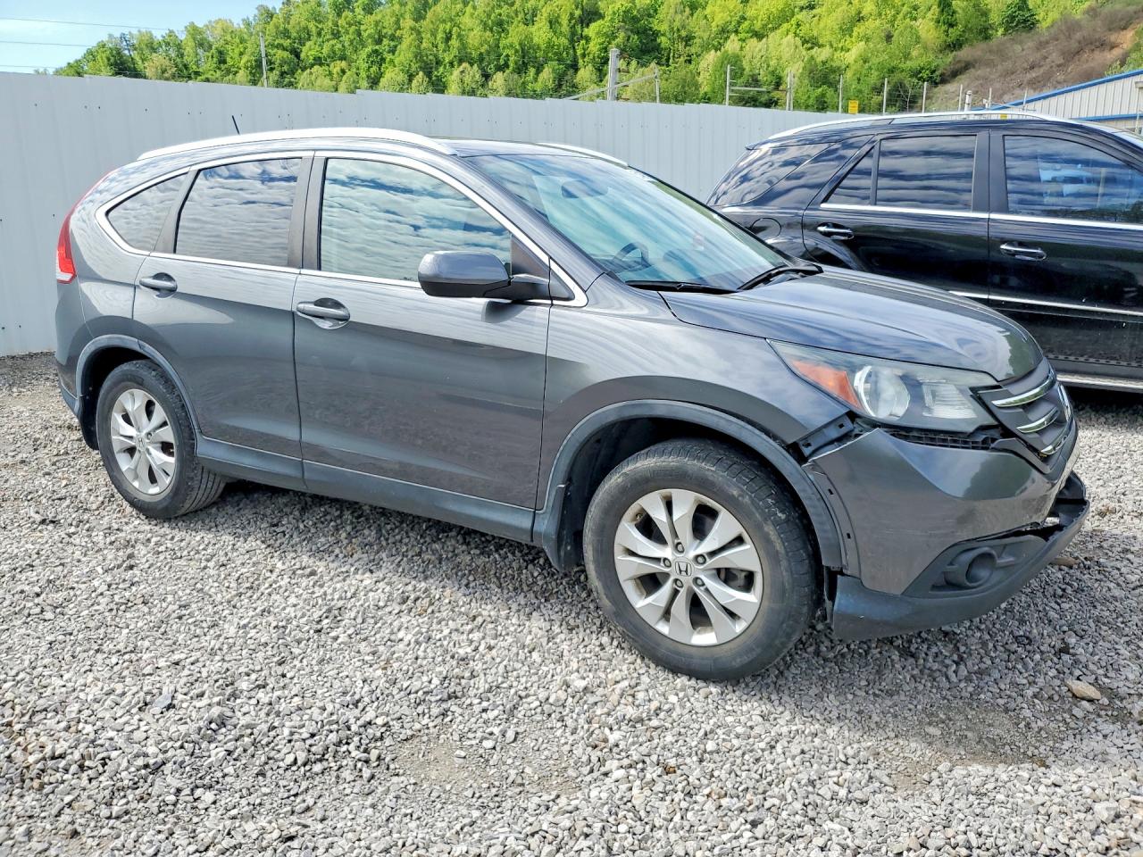 2013 Honda Cr-v Exl Gray vin: 5J6RM4H71DL049629