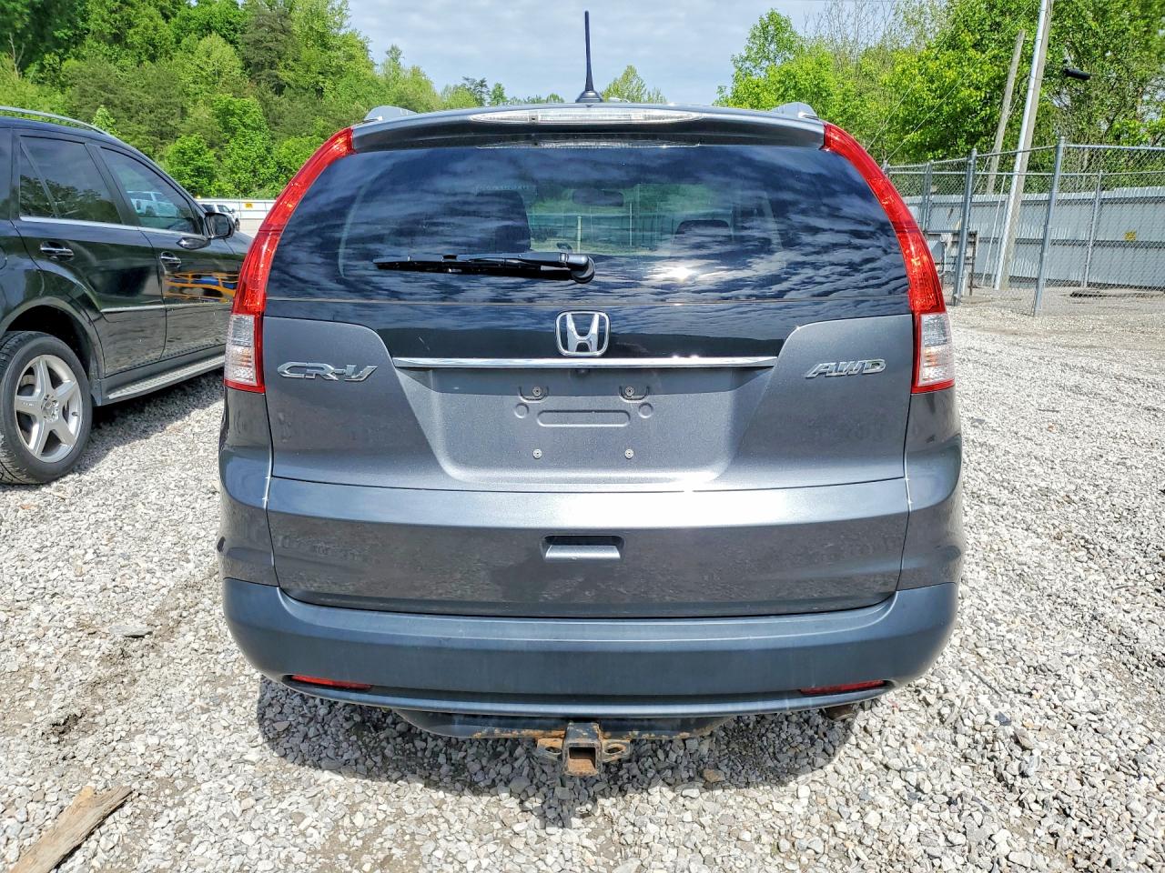 2013 Honda Cr-v Exl Gray vin: 5J6RM4H71DL049629