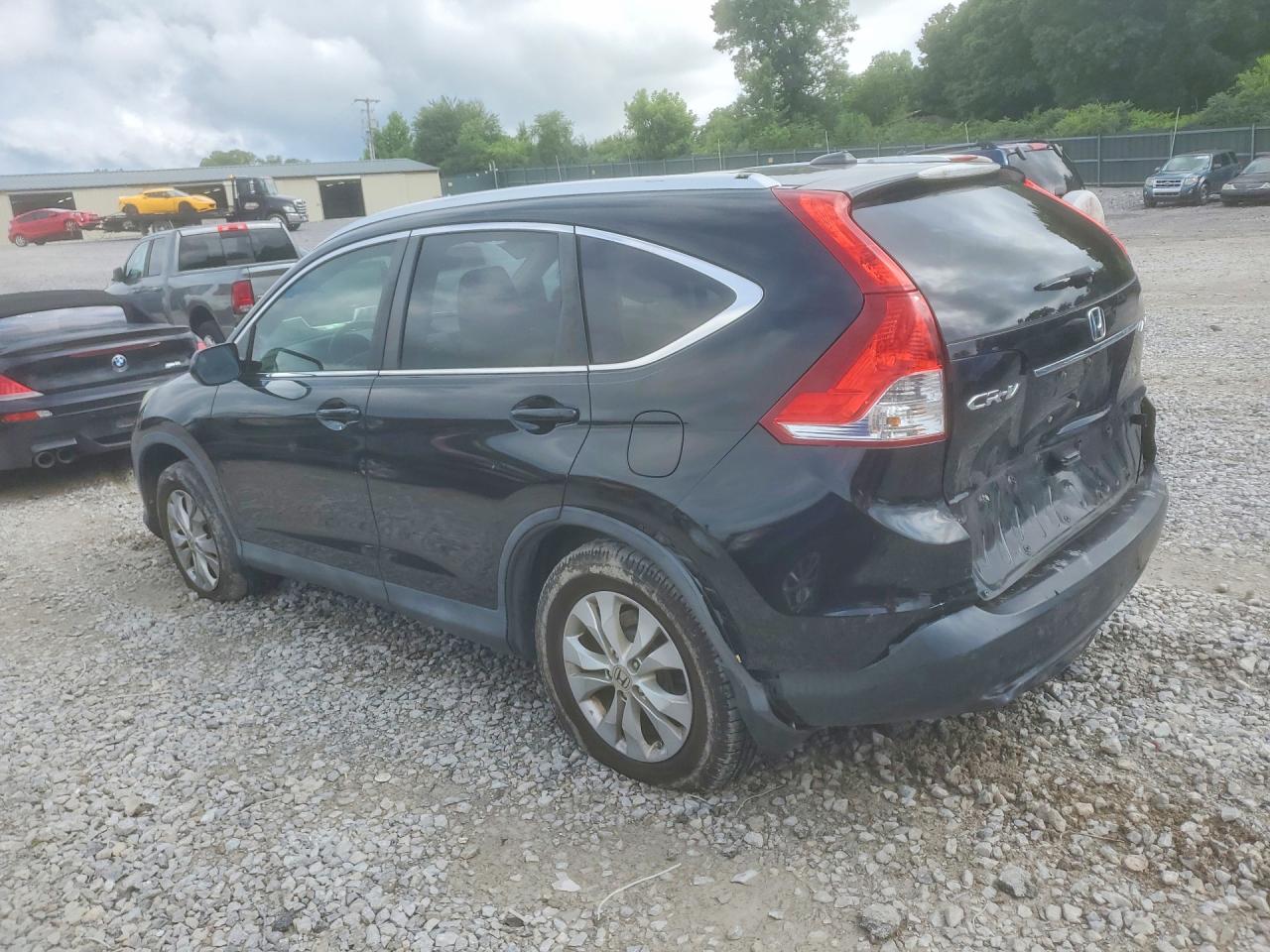 2013 Honda Cr-v Exl Black vin: 5J6RM4H71DL057732